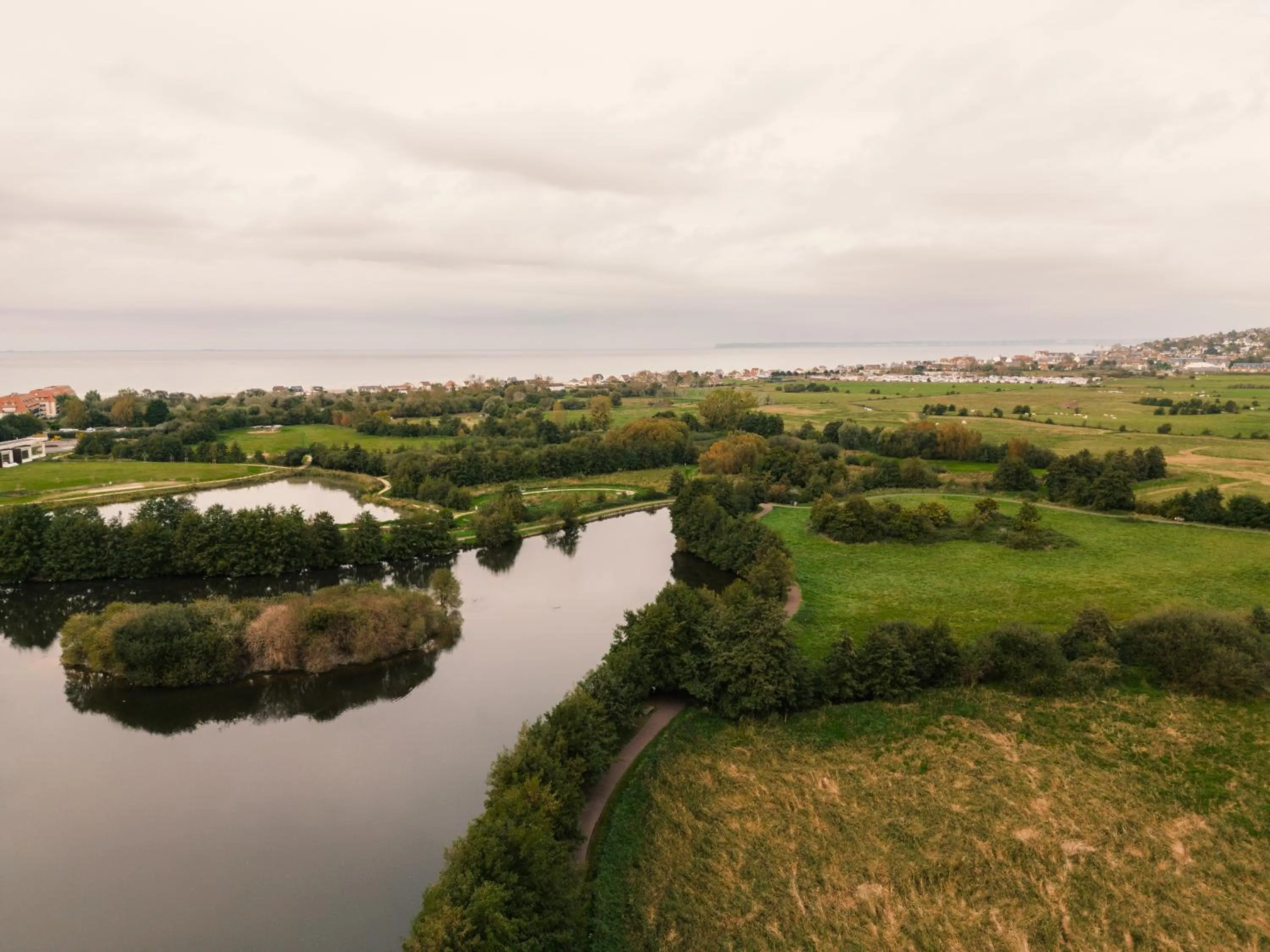 Natural landscape in ibis Styles Deauville Villers Plage