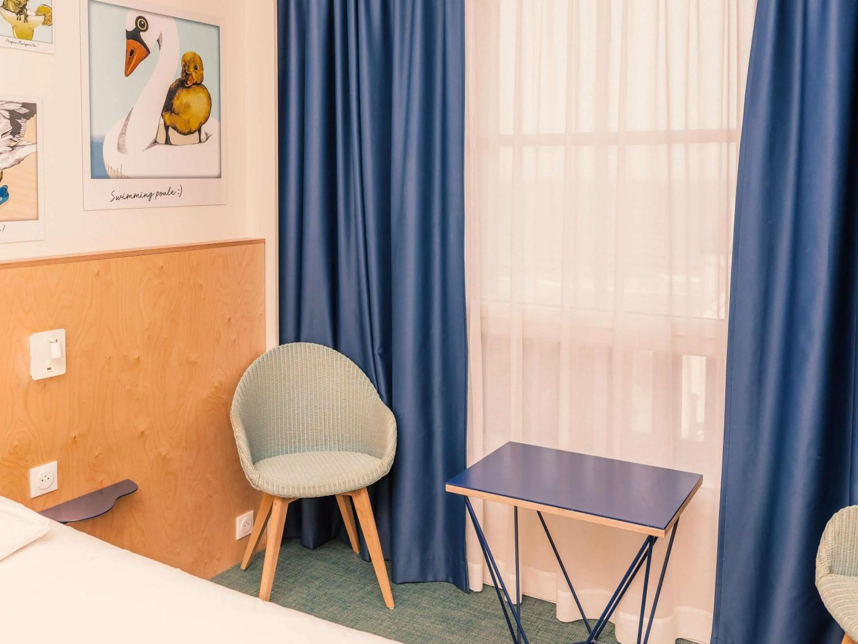 Bedroom in ibis Styles Deauville Villers Plage