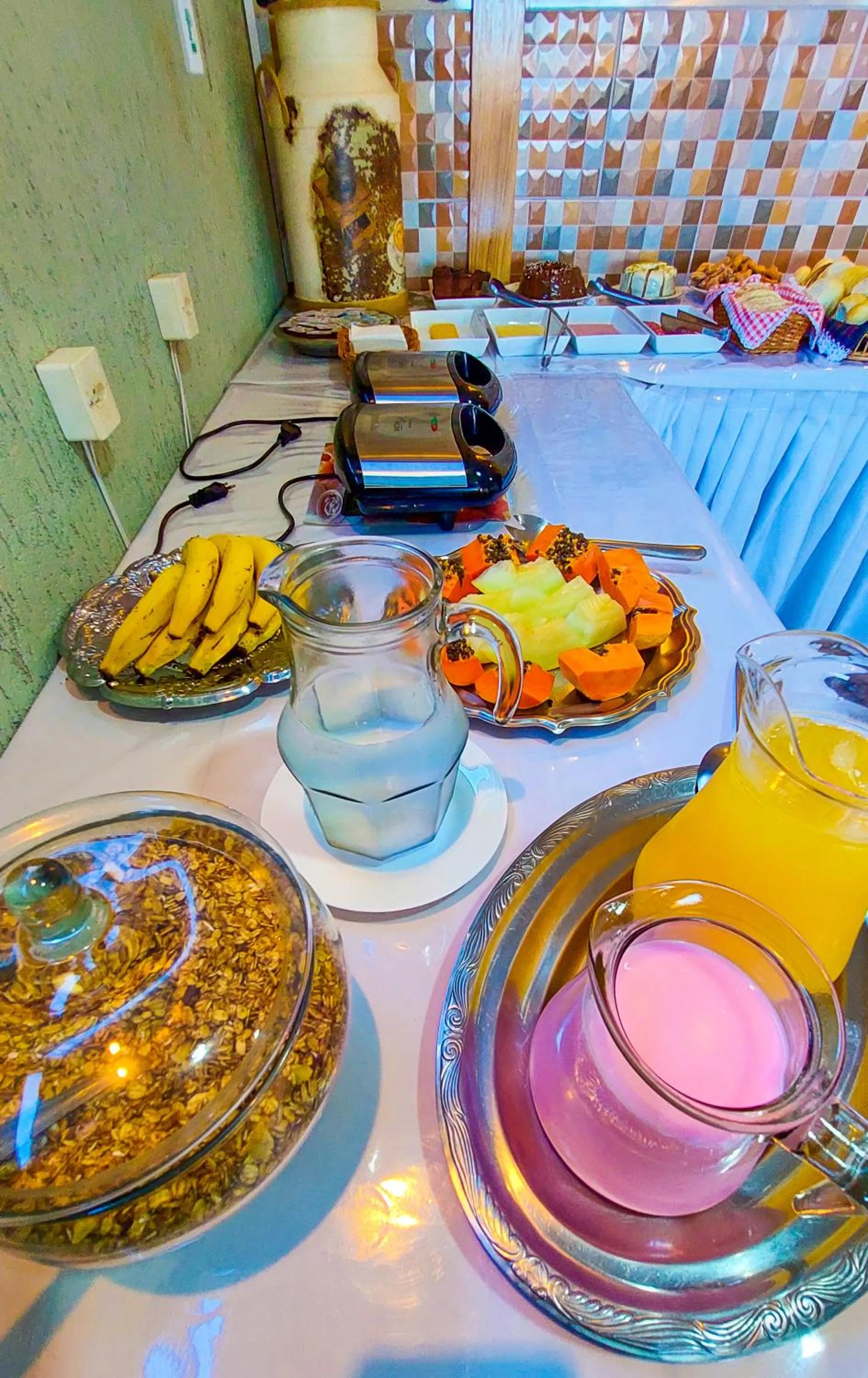 Food and drinks in Pousada Encanto dos Cânions