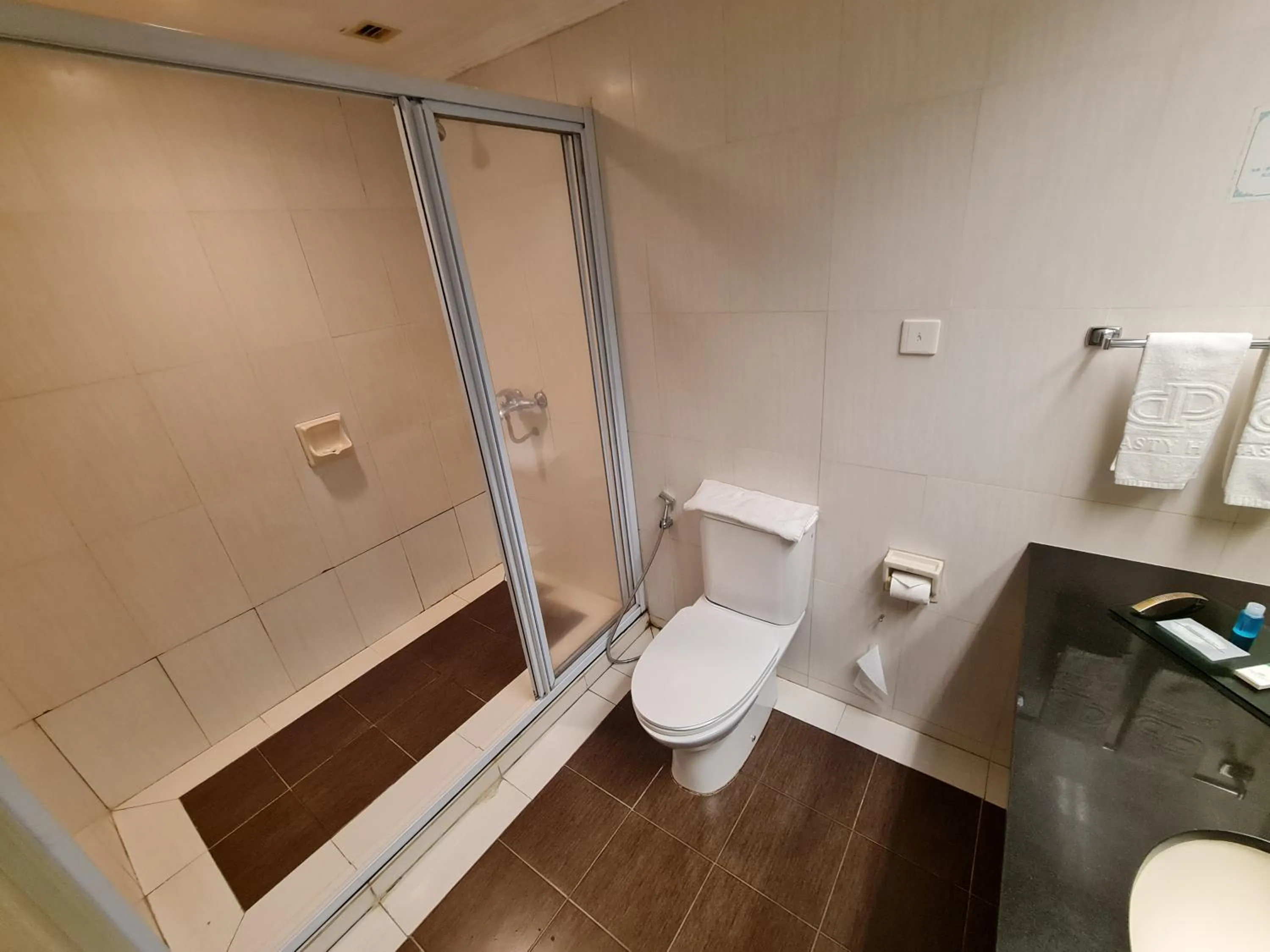 Shower in Dynasty Hotel Miri