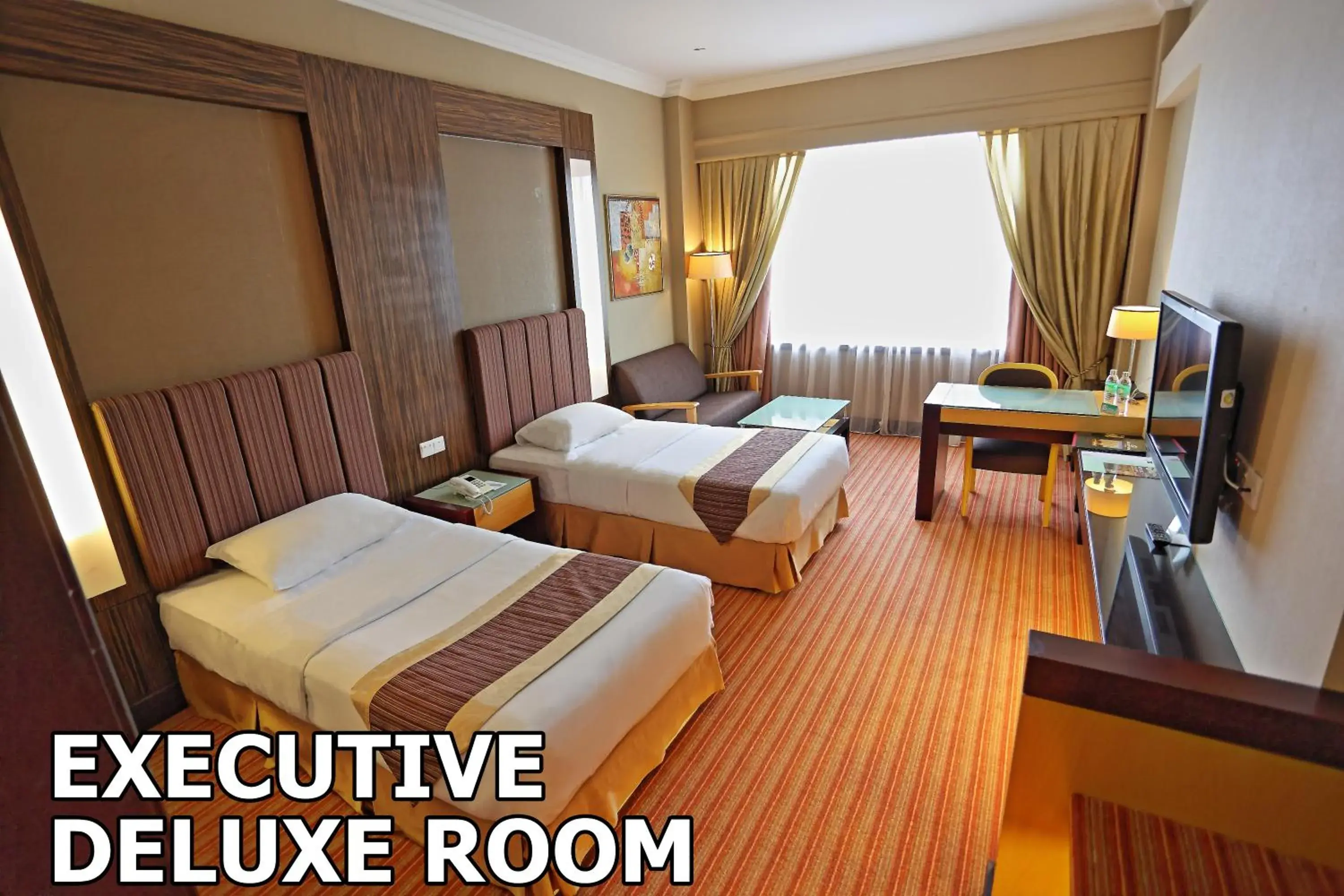Executive Deluxe Twin Room in Dynasty Hotel Miri Executive Deluxe Twin Room in Dynasty Hotel Miri