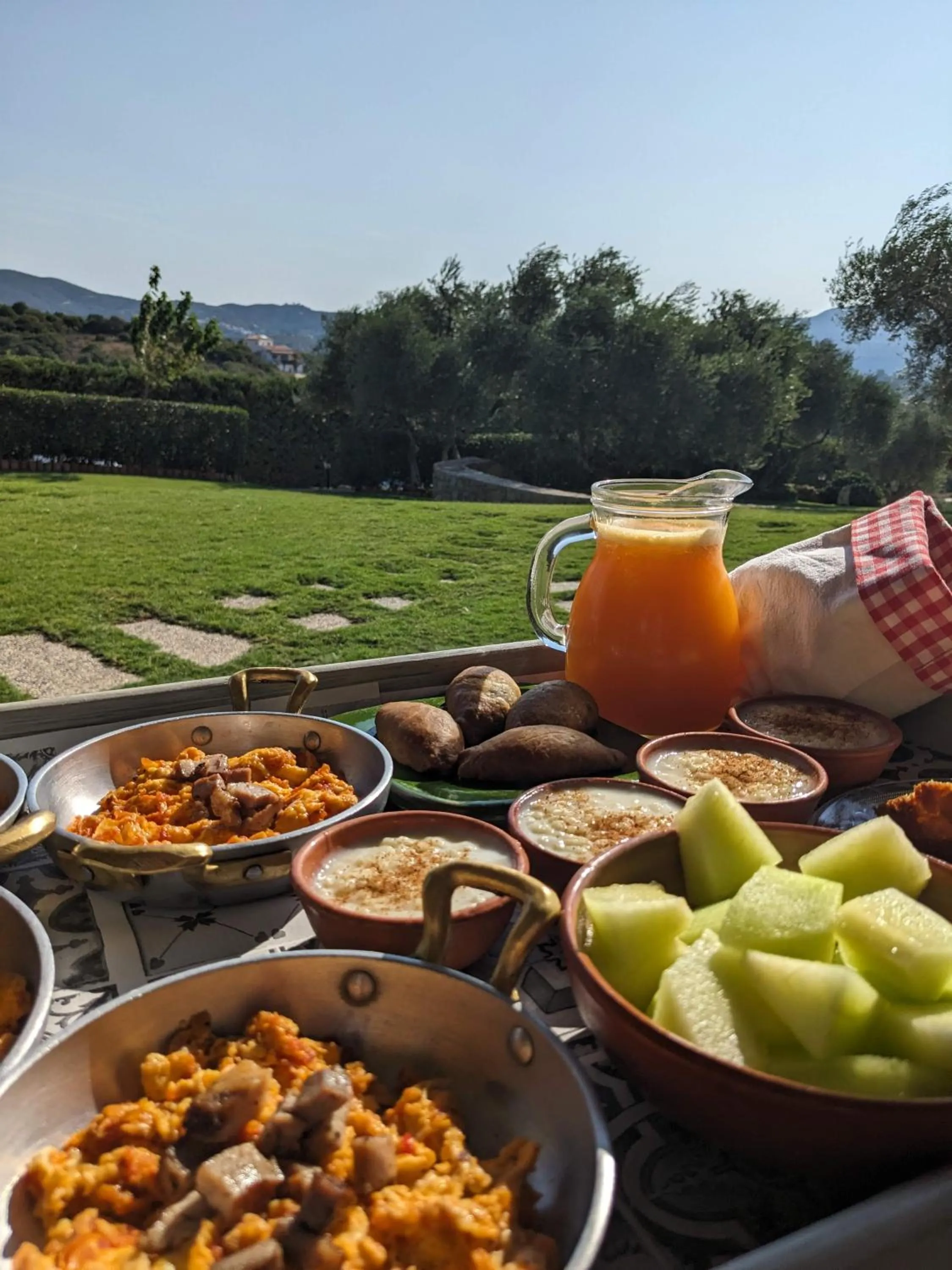 Food close-up in Kotroni Villas