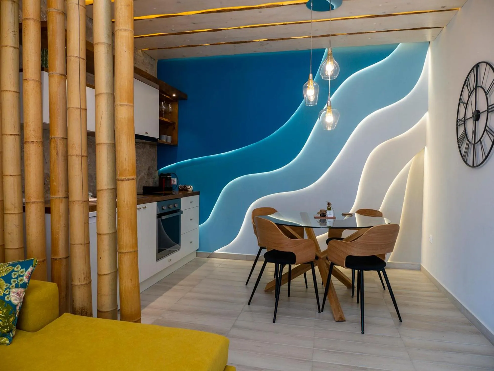 Kitchen or kitchenette in Kotroni Villas