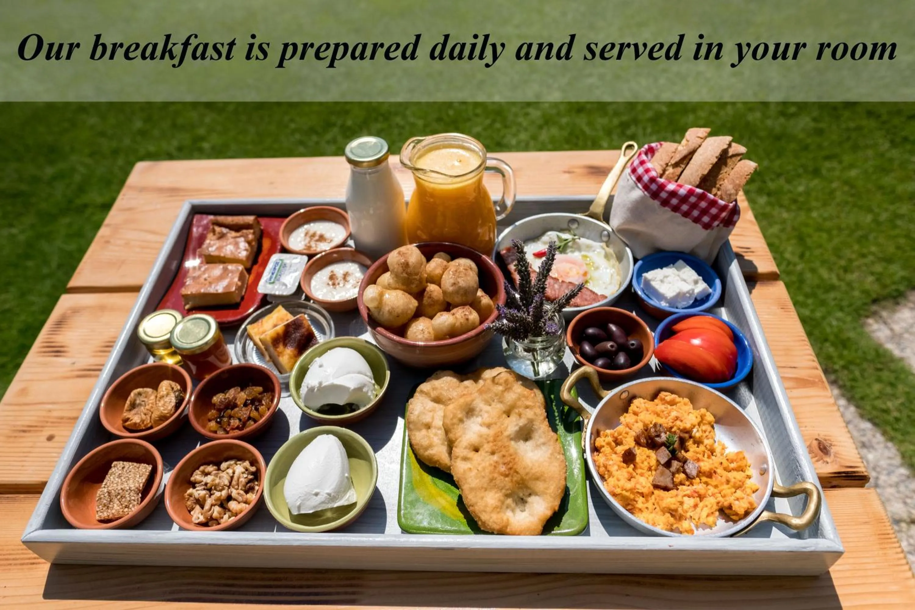 Food close-up in Kotroni Villas