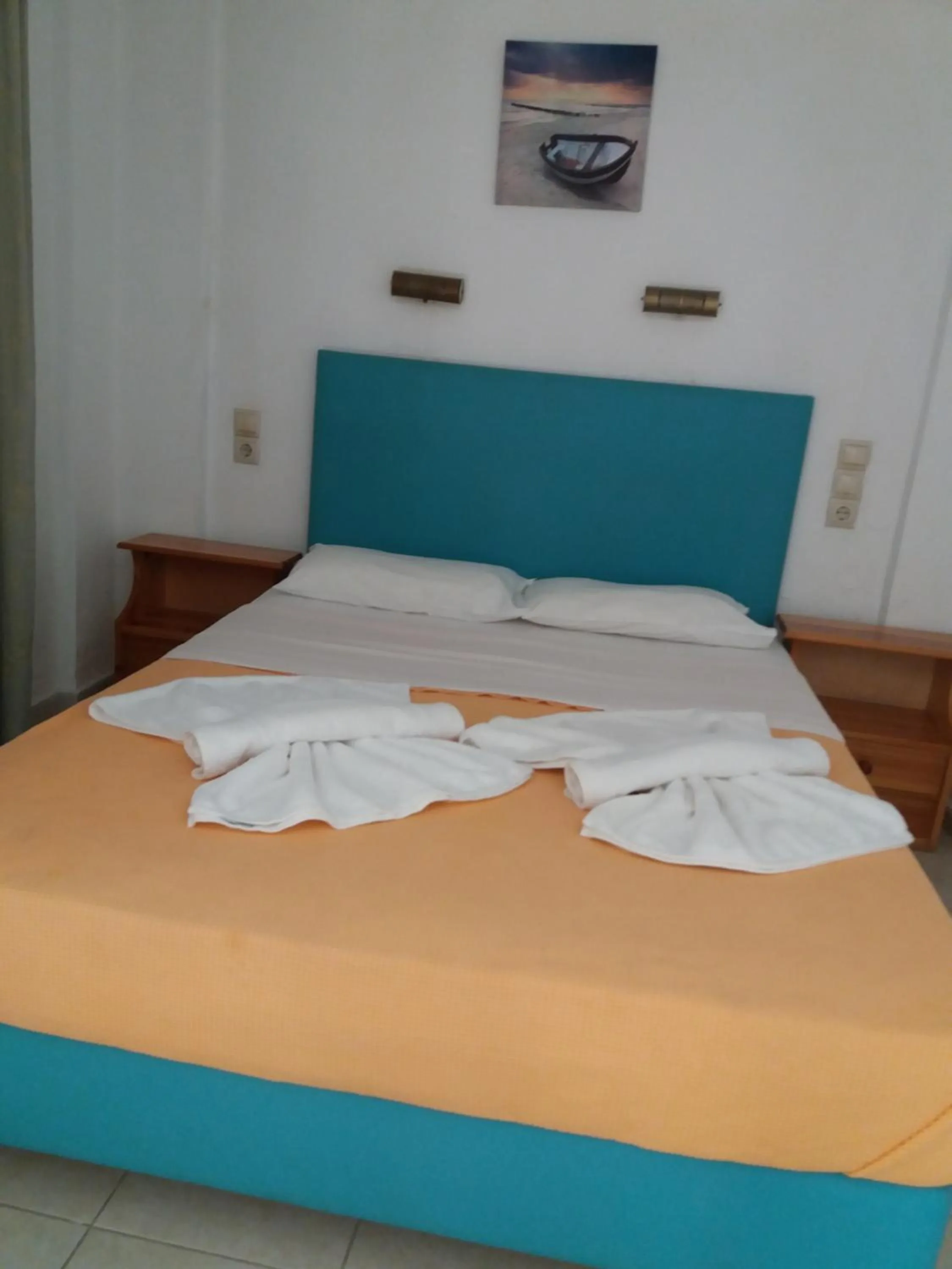 Bed in Hotel Anatoli Apartments