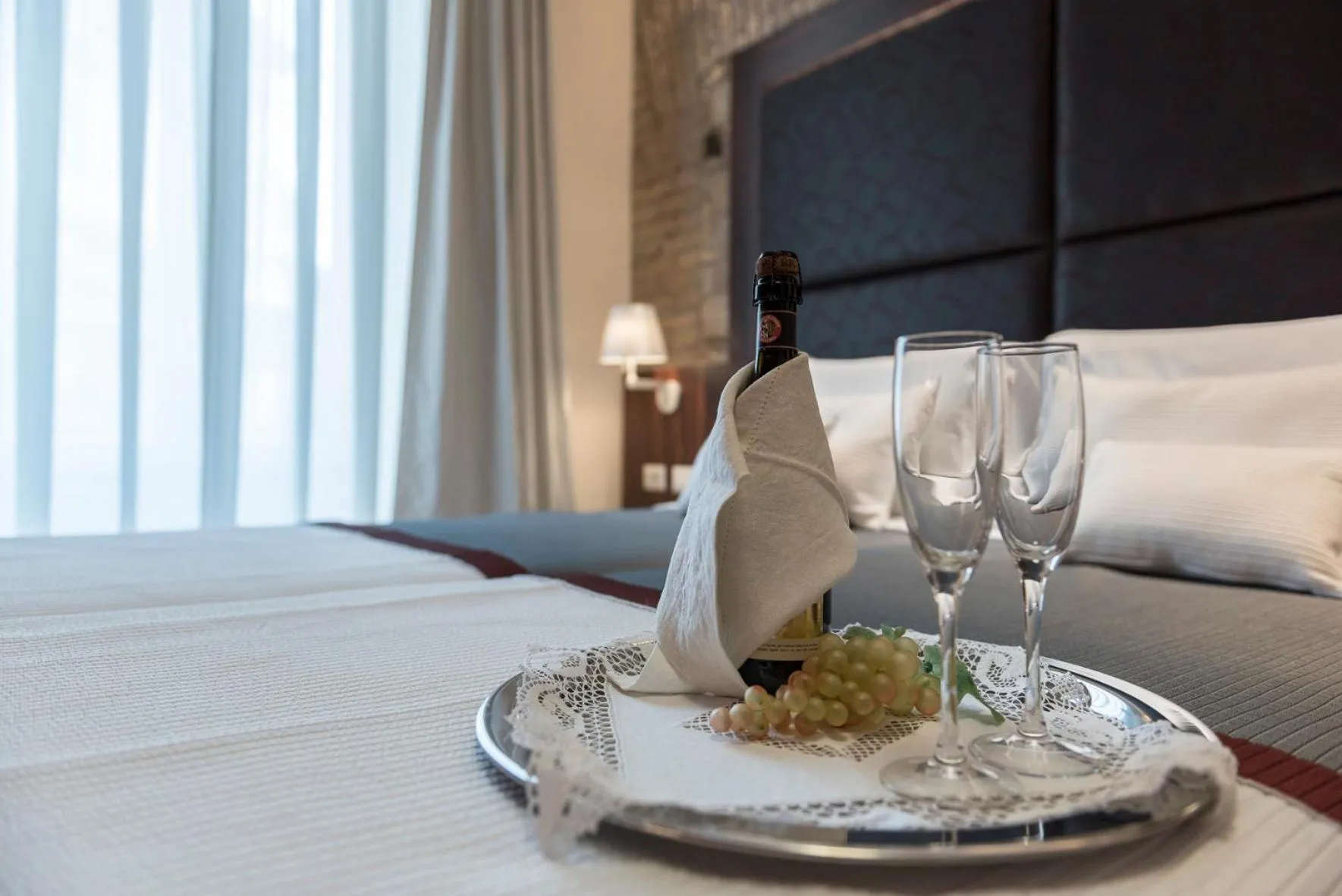 Decorative detail, Bed in Navona Luxury Guesthouse