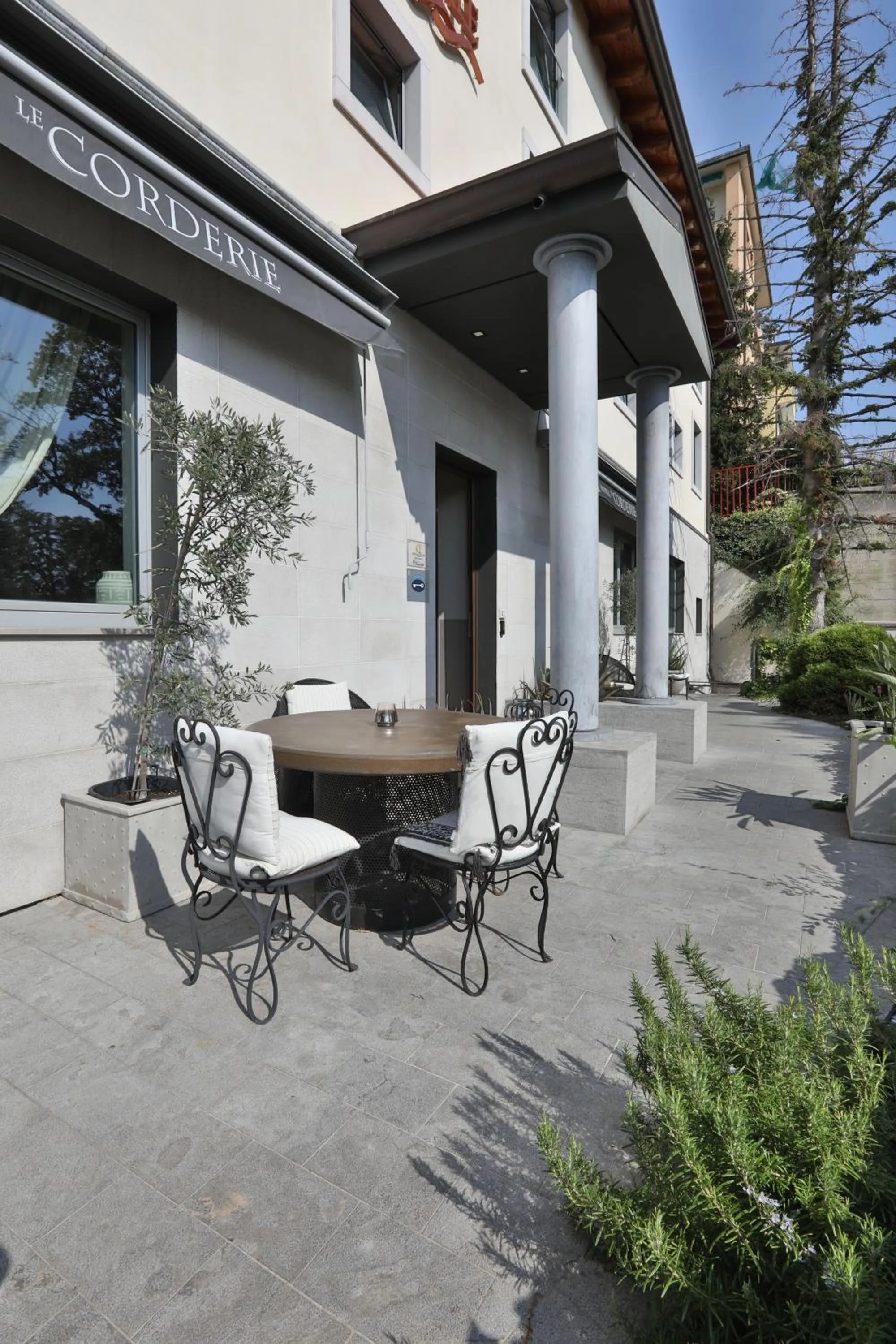 Garden in Hotel Le Corderie