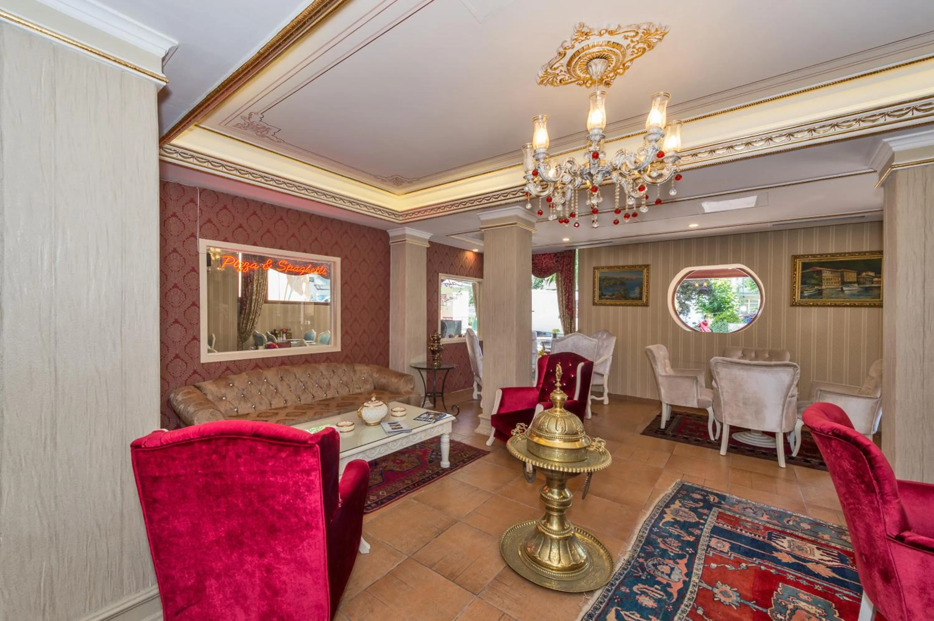 Lobby or reception in Santa Sophia Hotel - İstanbul