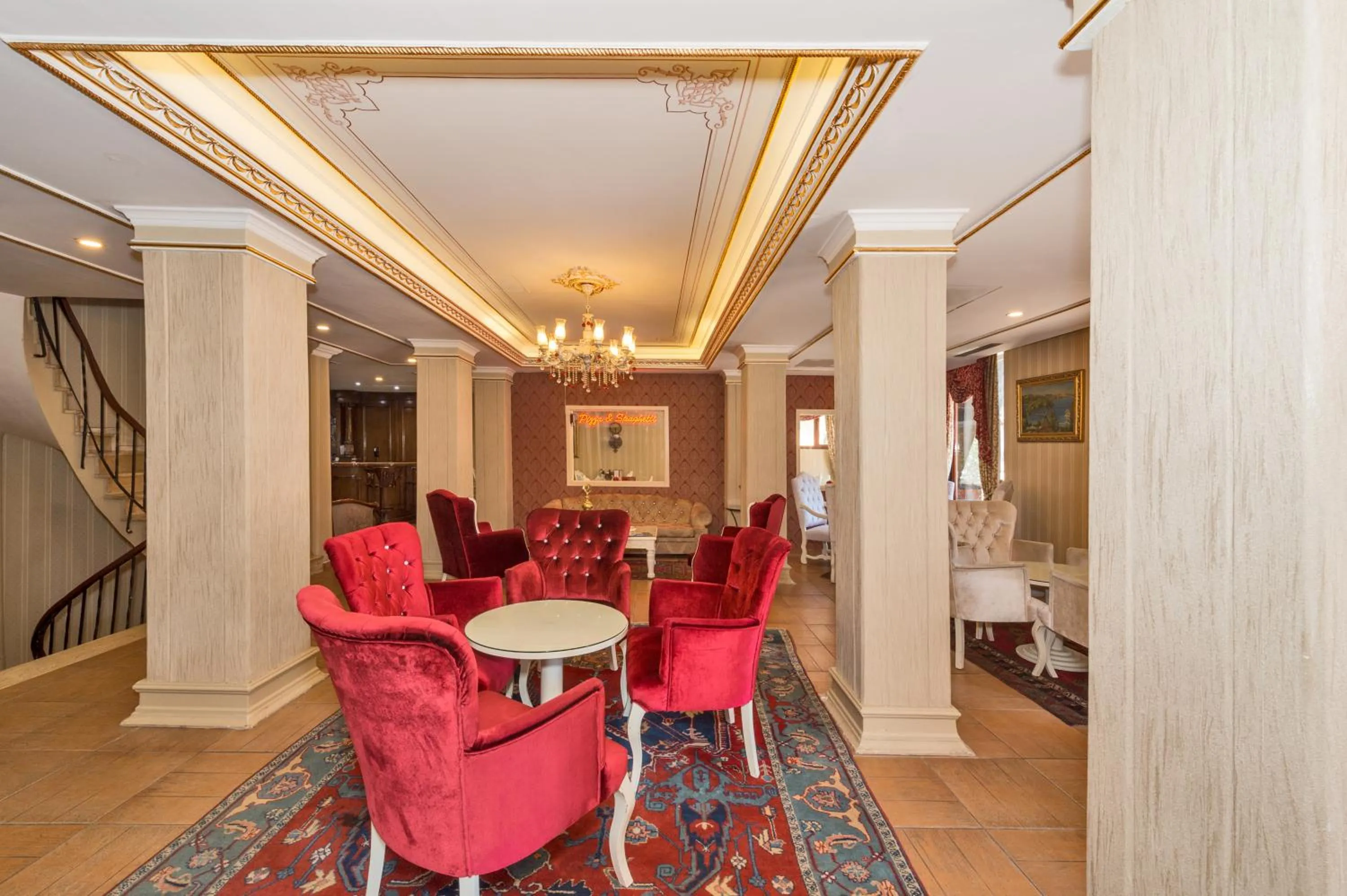 Lobby or reception in Santa Sophia Hotel - İstanbul