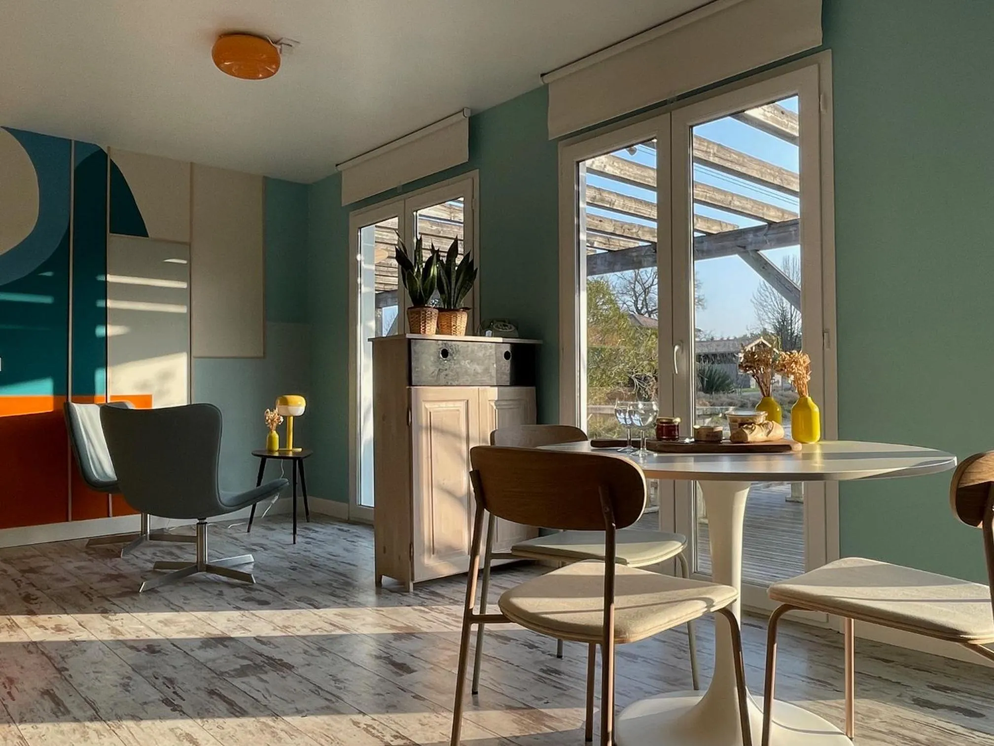 Living room in La Petite Couronne, Ecolodge & Lofts