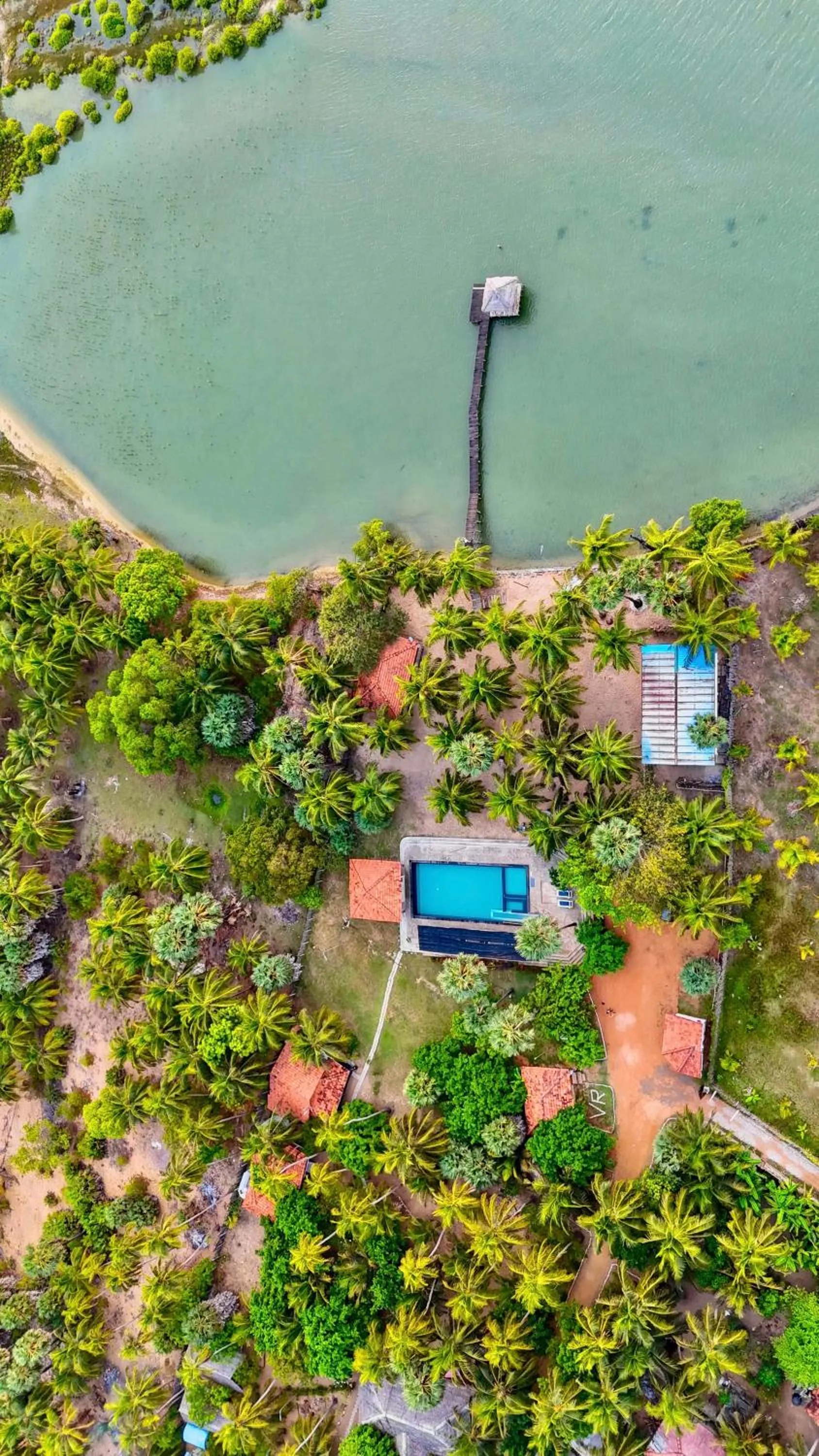 Bird's eye view in Valampuri Kite Resort