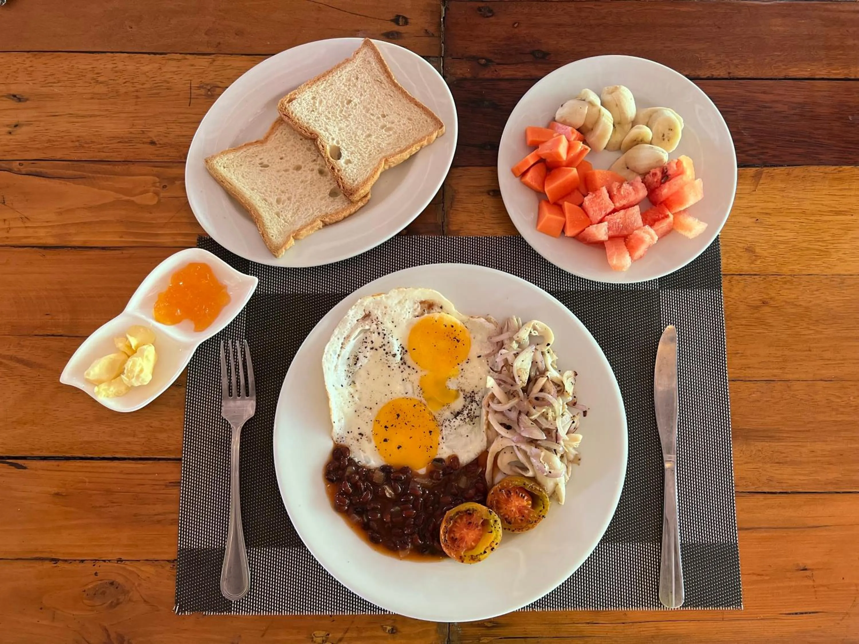 Breakfast in Valampuri Kite Resort