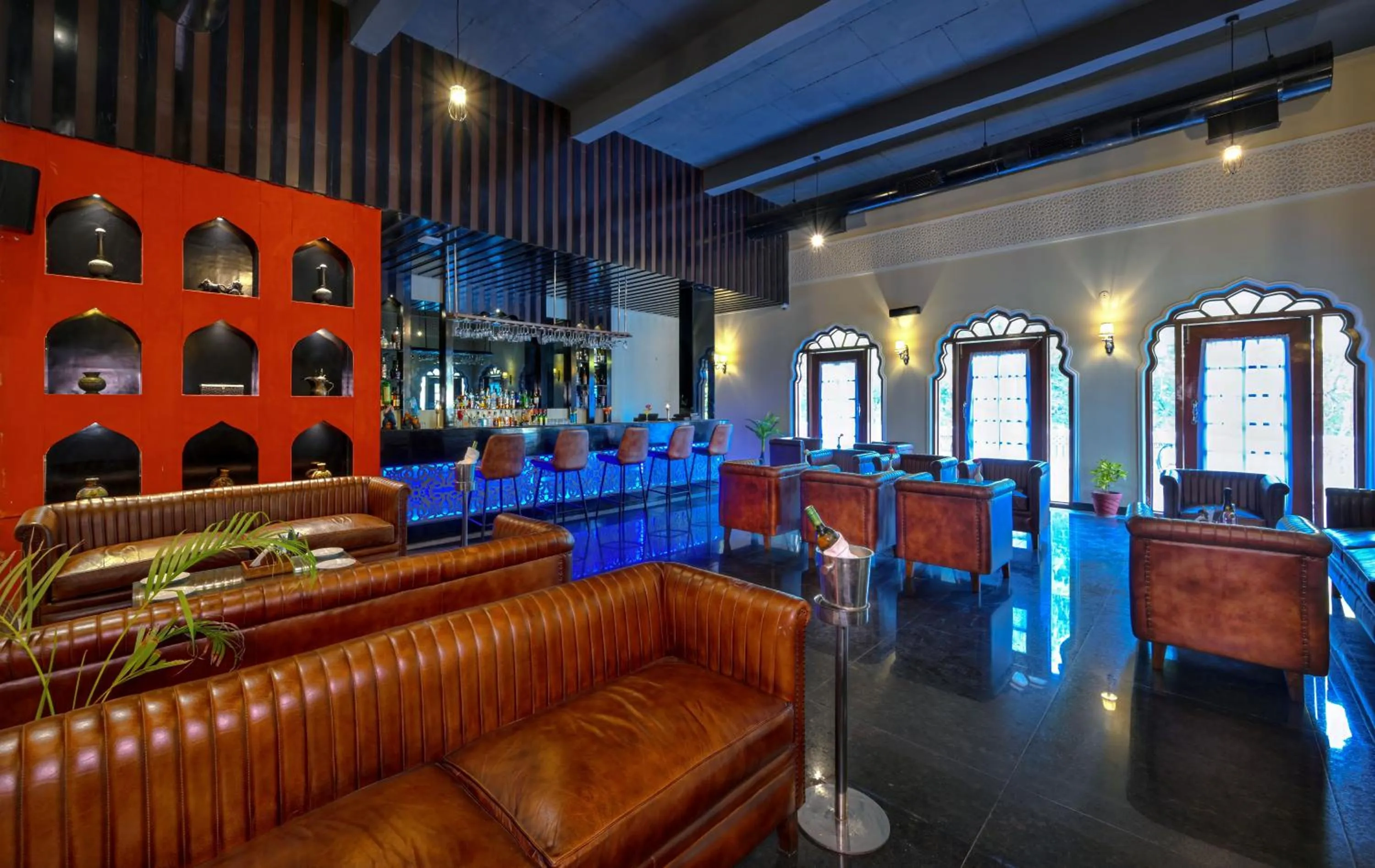 Lounge or bar in The Tigress, Ranthambore
