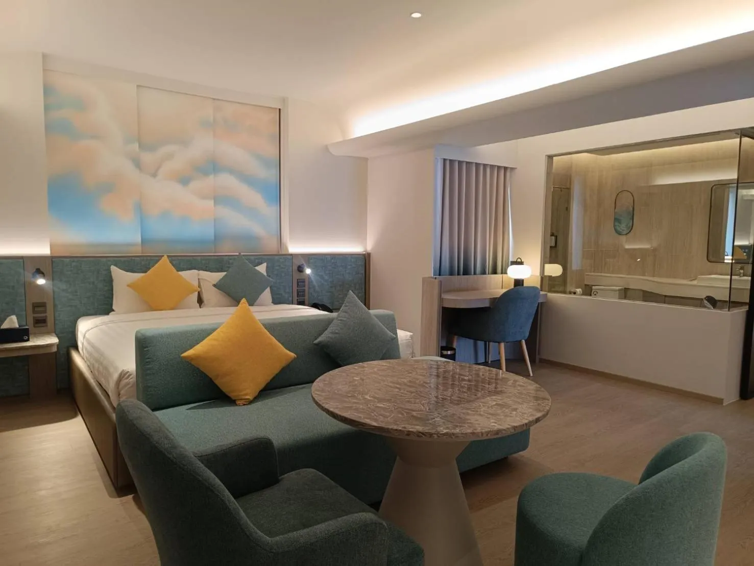 Seating area in Mike Hotel