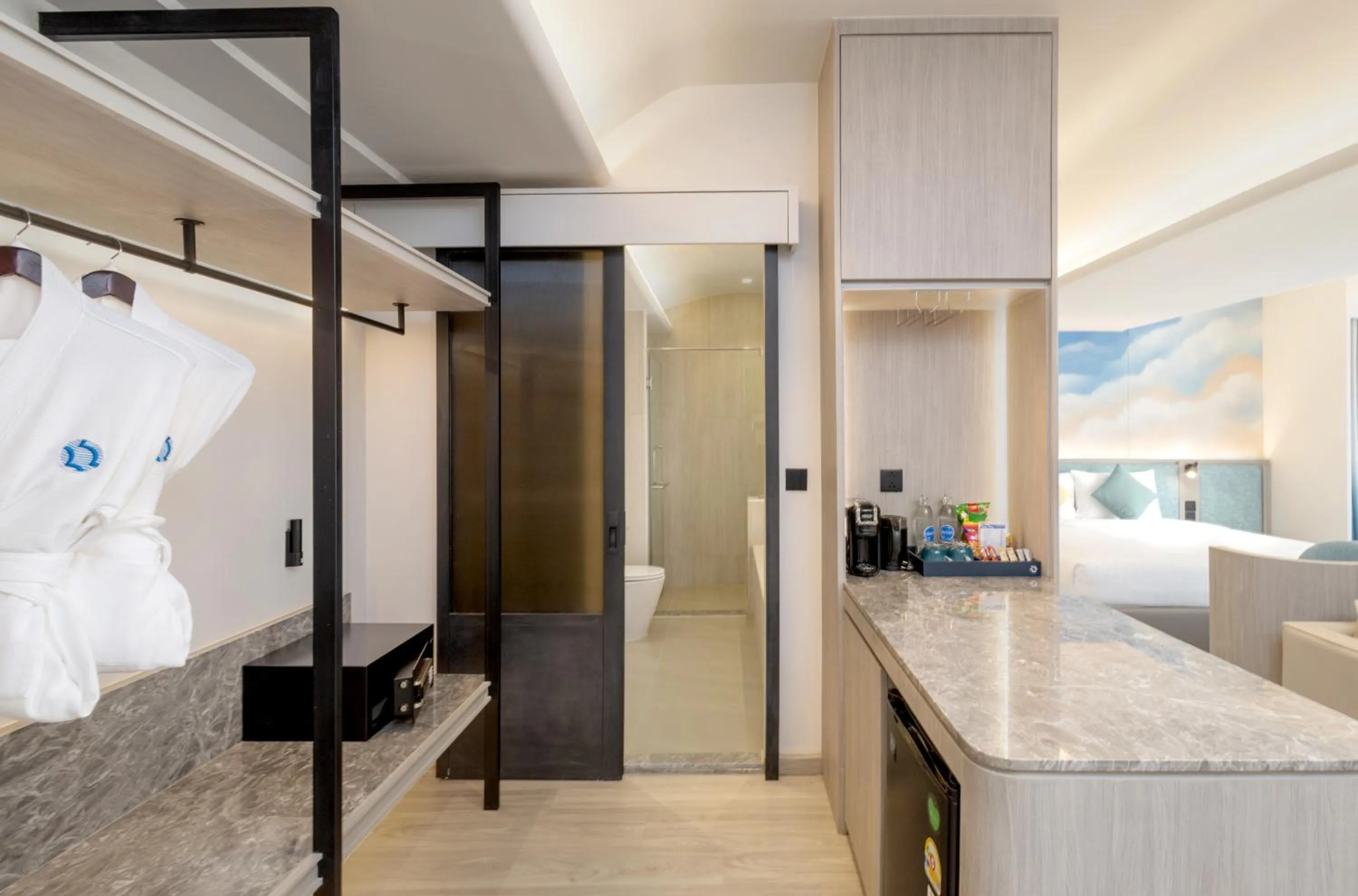 Bedroom in Cloudotel Walking Street Pattaya