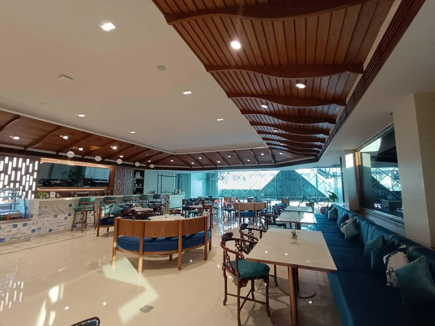 Seating area in Mike Hotel