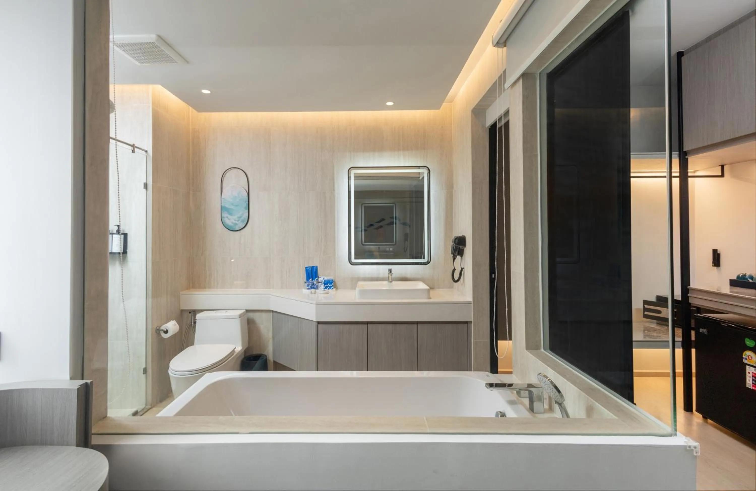 Bathroom in Cloudotel Walking Street Pattaya