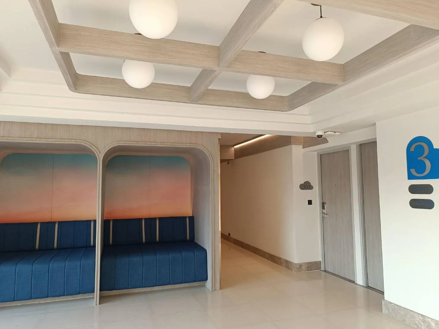 Inner courtyard view in Cloudotel Walking Street Pattaya