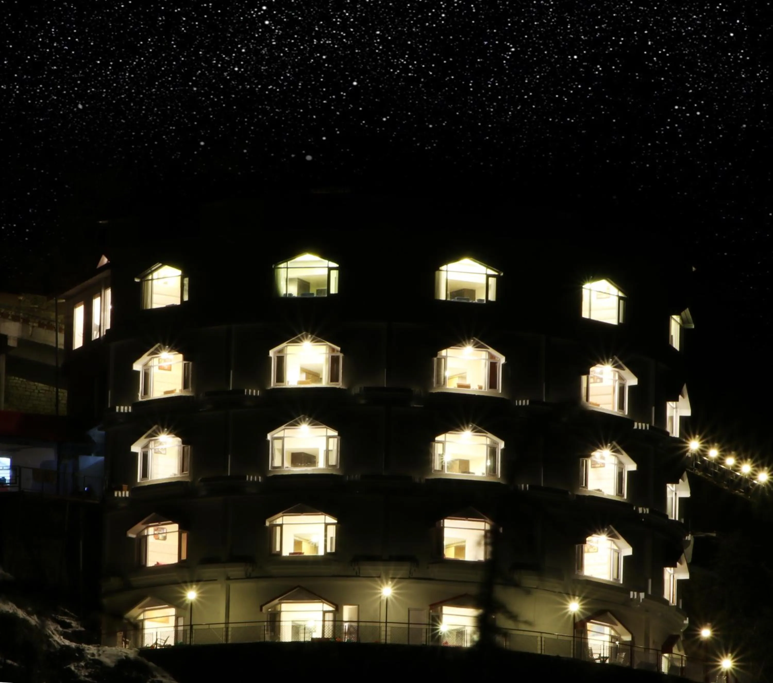 Property building in Kufri Pacific Resort