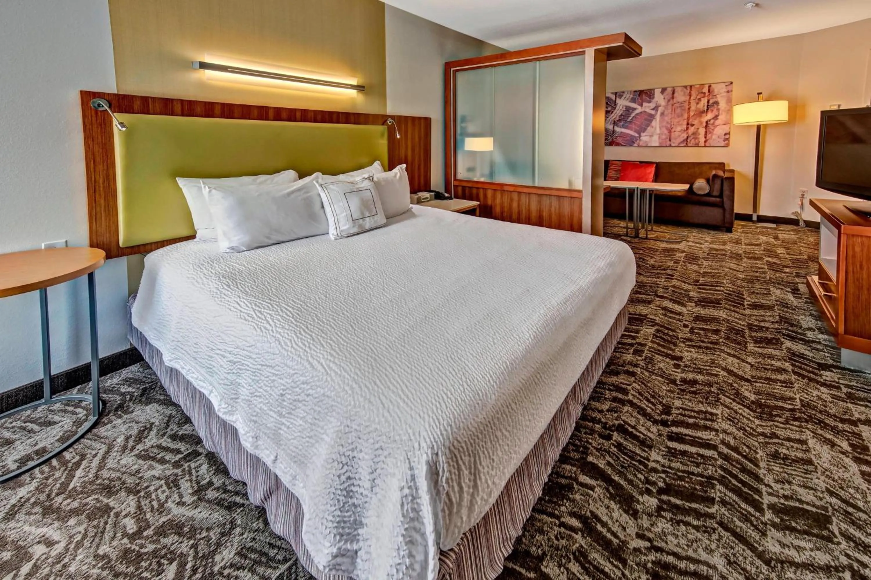 Bedroom, Bed in SpringHill Suites by Marriott Oklahoma City Moore