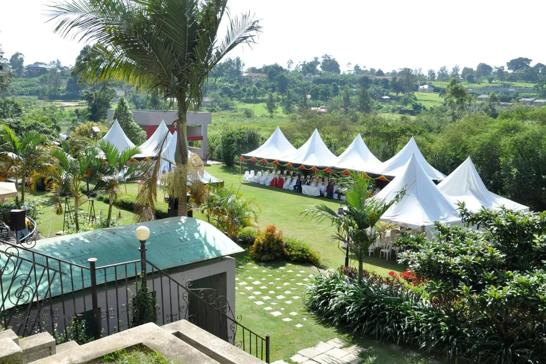 Garden in Fort Fun City Hotel Fort Portal
