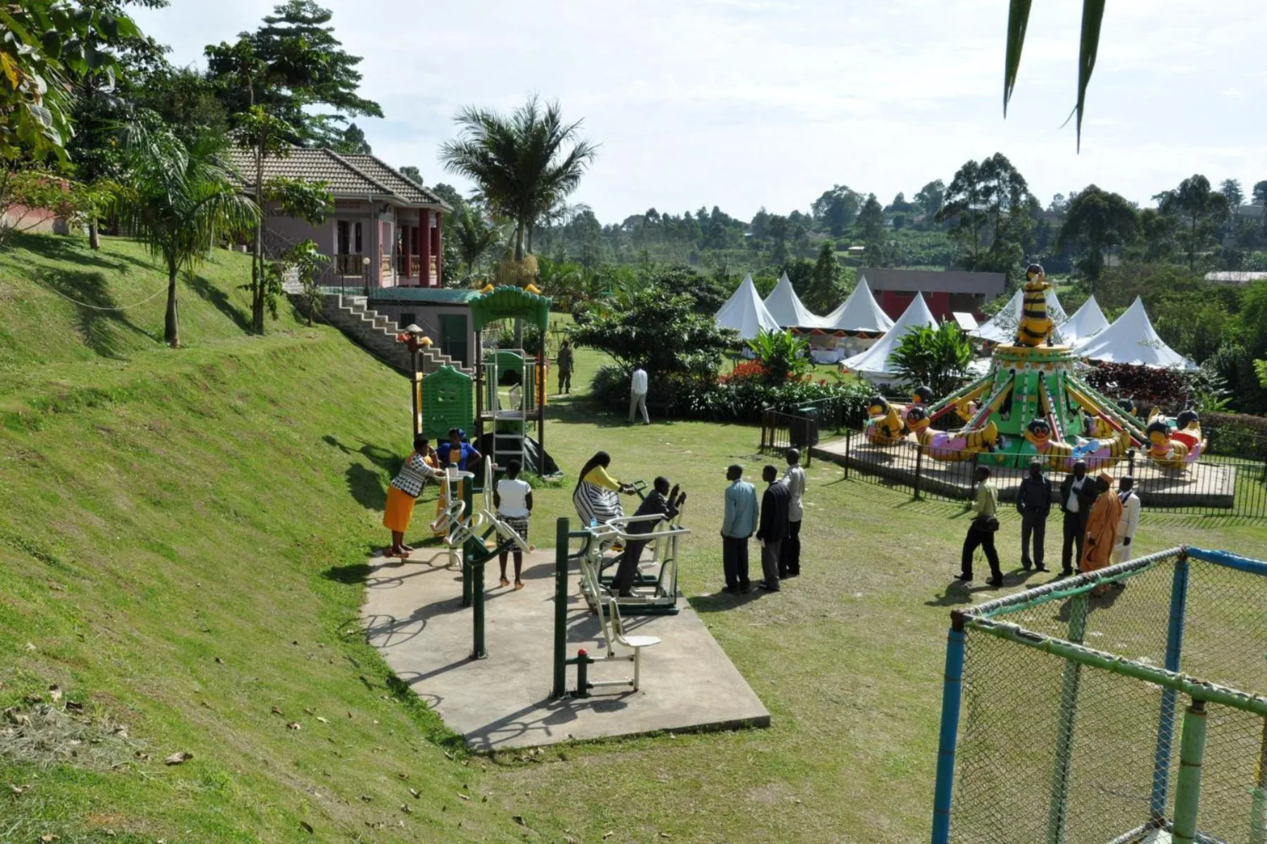 Garden in Fort Fun City Hotel Fort Portal