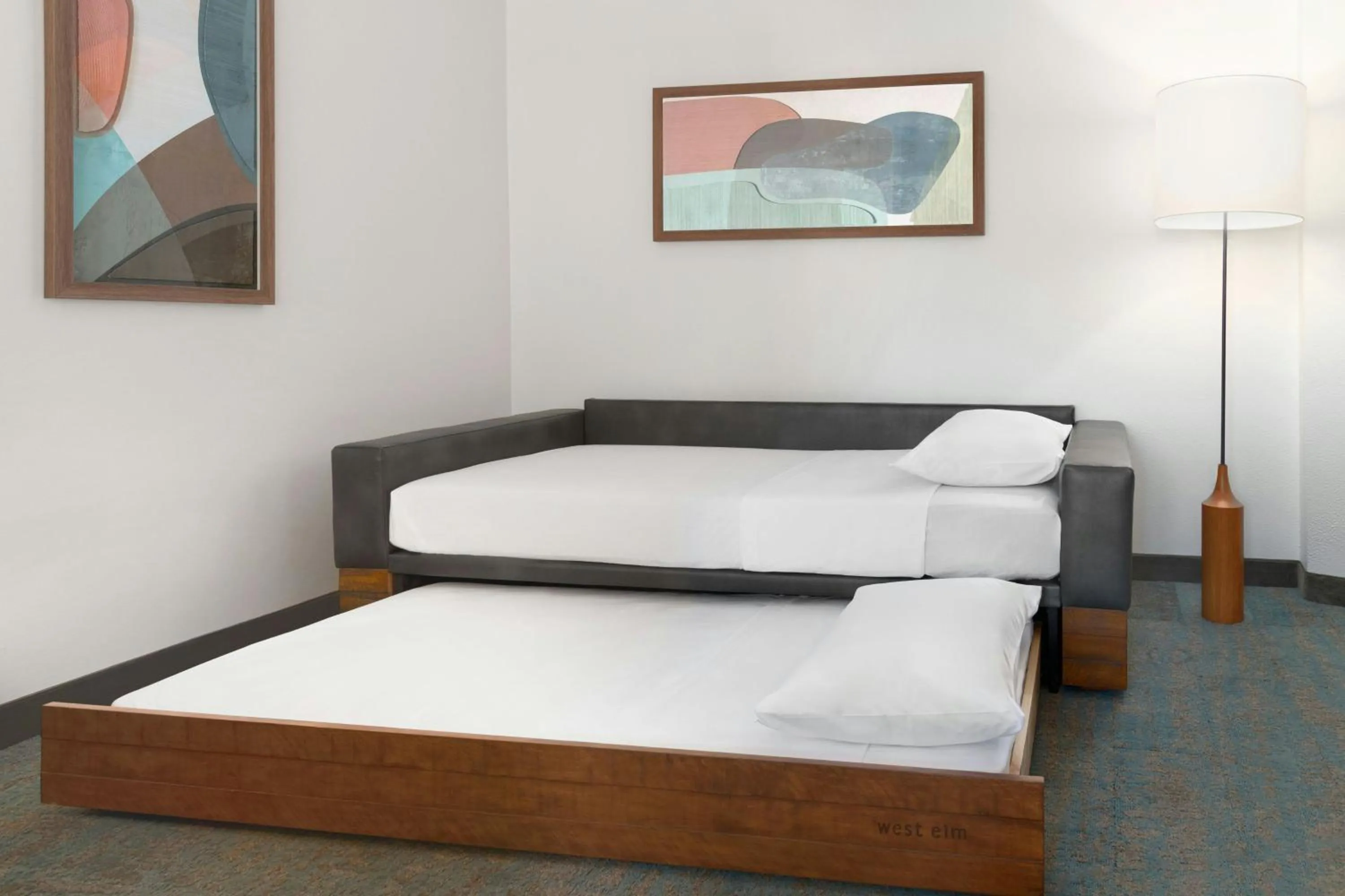 Photo of the whole room, Bed in SpringHill Suites Detroit Auburn Hills