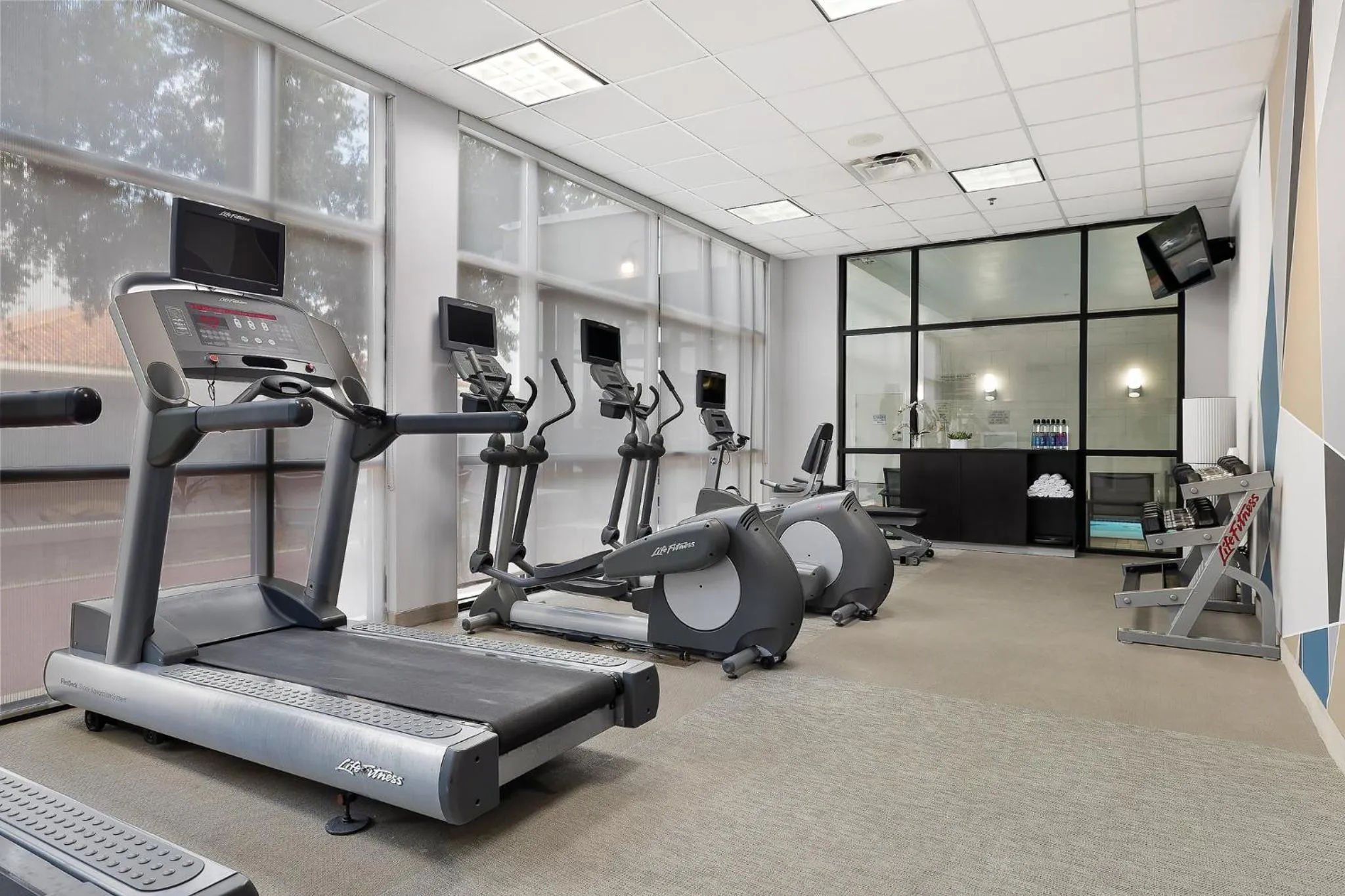 Fitness centre/facilities in SpringHill Suites by Marriott McAllen Convention Center