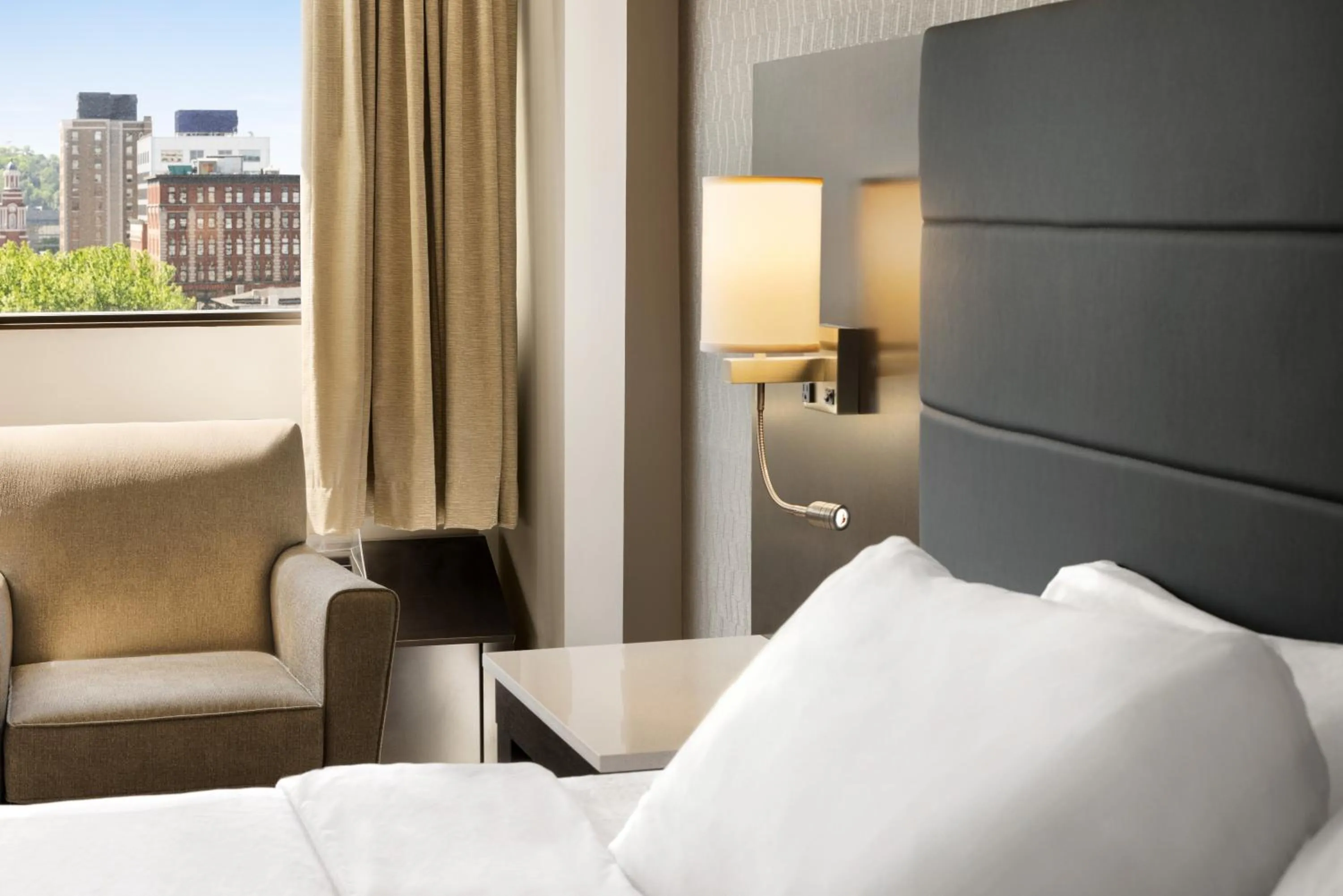 Bedroom, Bed in Crowne Plaza Knoxville Downtown University by IHG