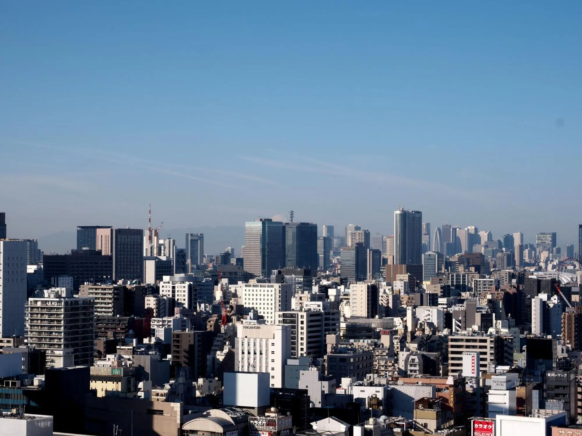 City view in Hotel Crown Hills Ueno Premier