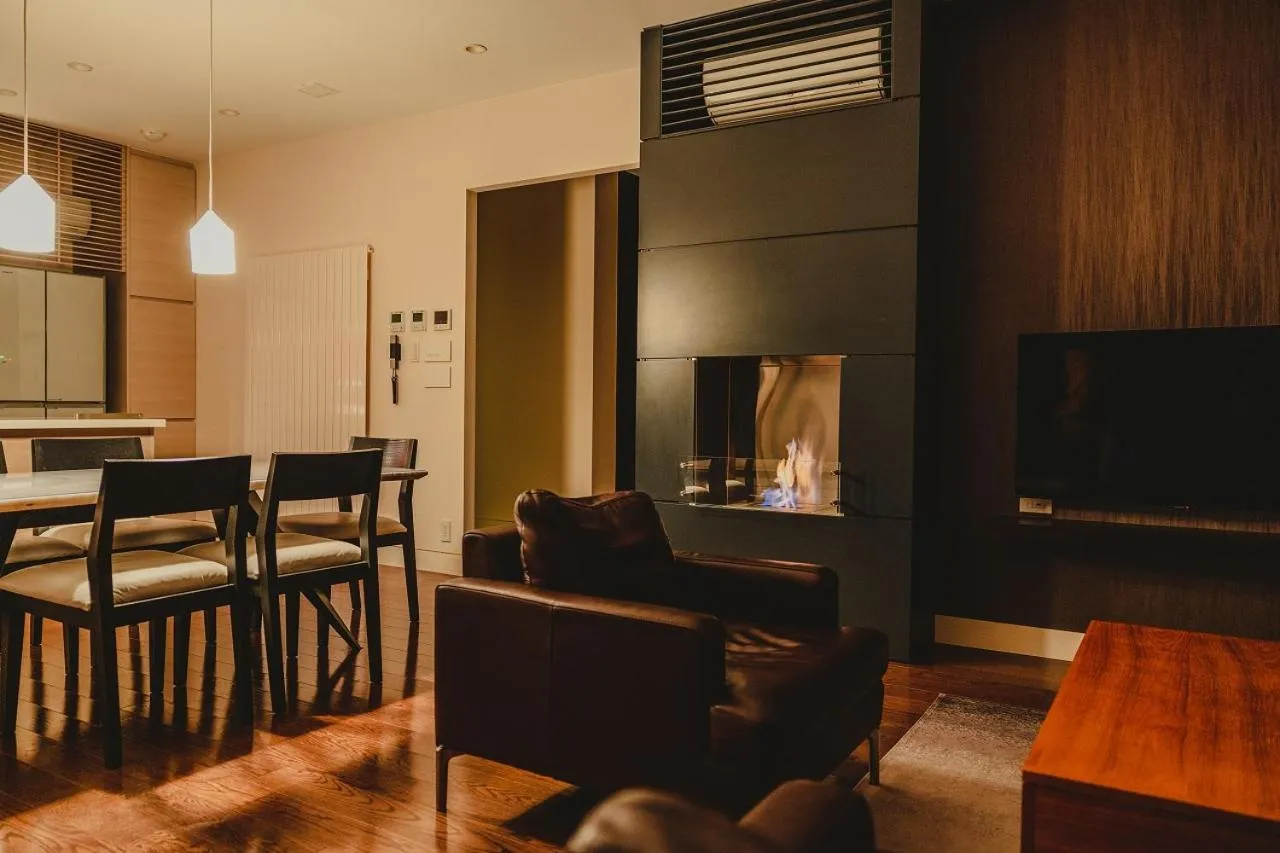 fireplace in Mountain Side Hakuba