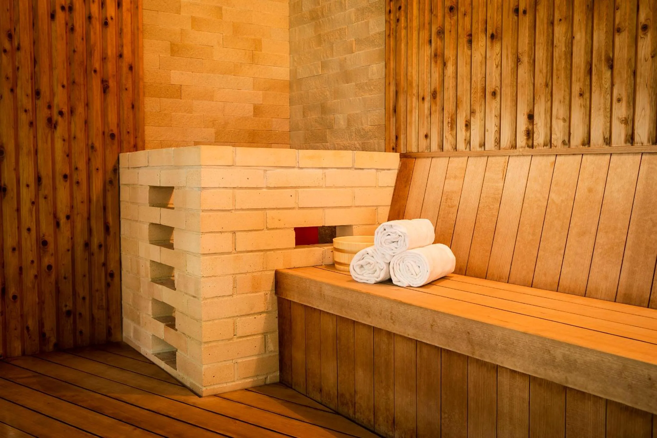 Sauna in Hotel Yubana