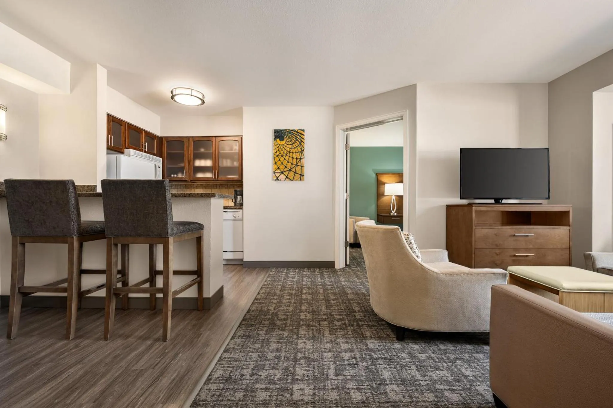 Bedroom in Staybridge Suites Oklahoma City-Quail Springs by IHG