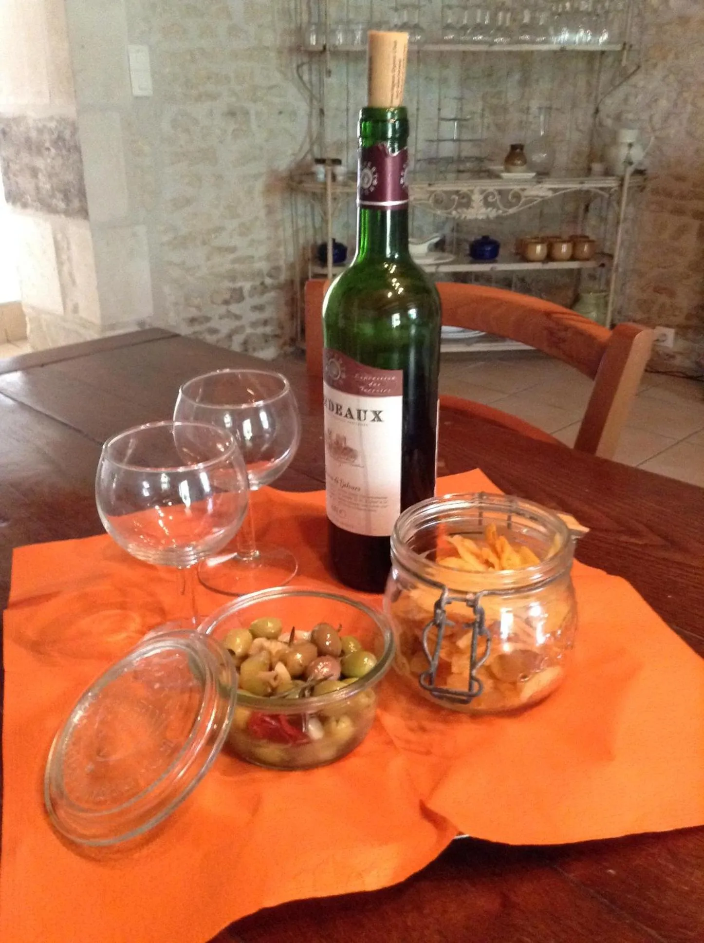 Alcoholic drinks in Gite du Calme 3 Star Bed & Breakfast Cognac