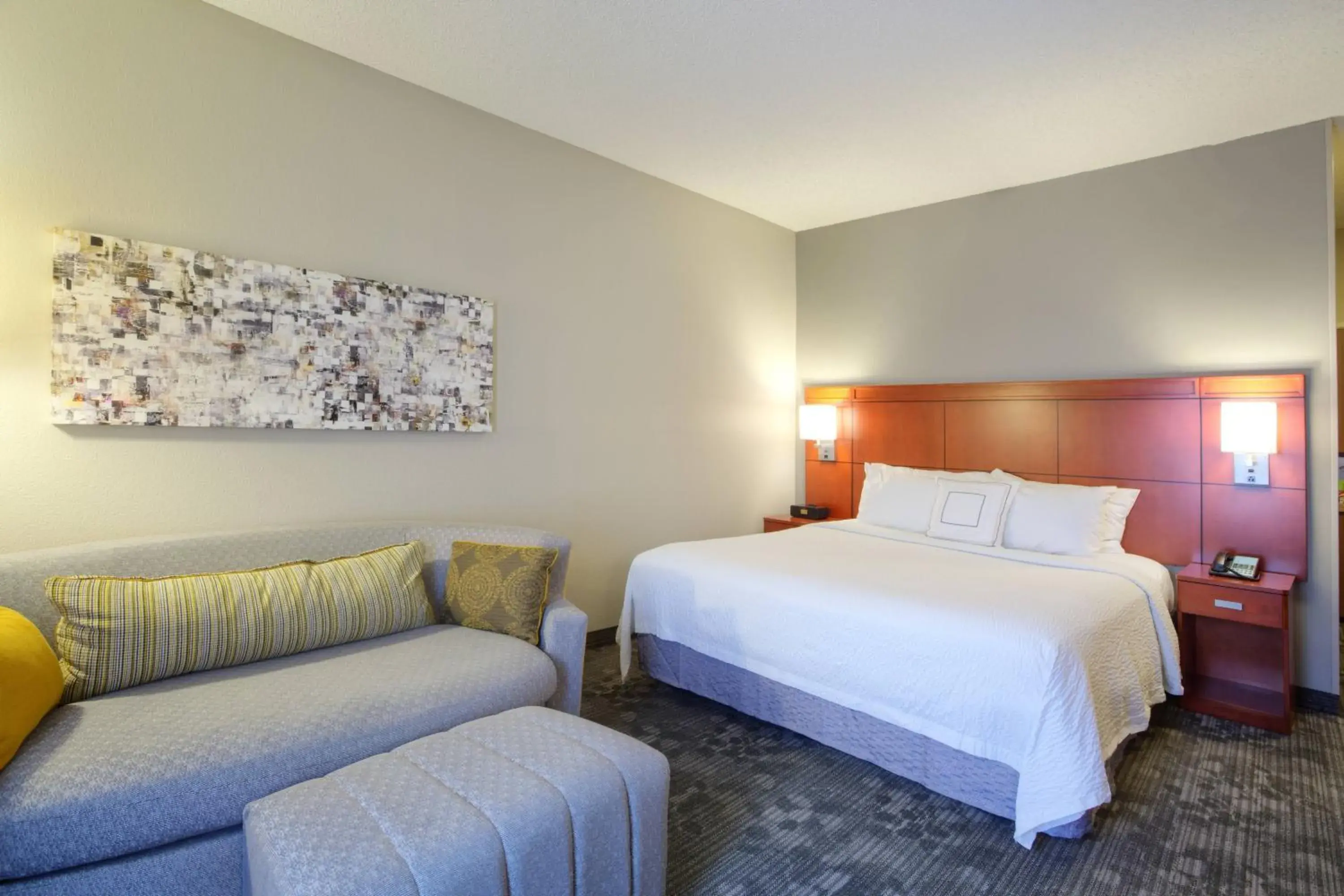 King Room with Sofa Bed and Adapted Tub - Mobility and Hearing Accessible in Courtyard by Marriott McAllen King Room with Sofa Bed and Adapted Tub - Mobility and Hearing Accessible in Courtyard by Marriott McAllen