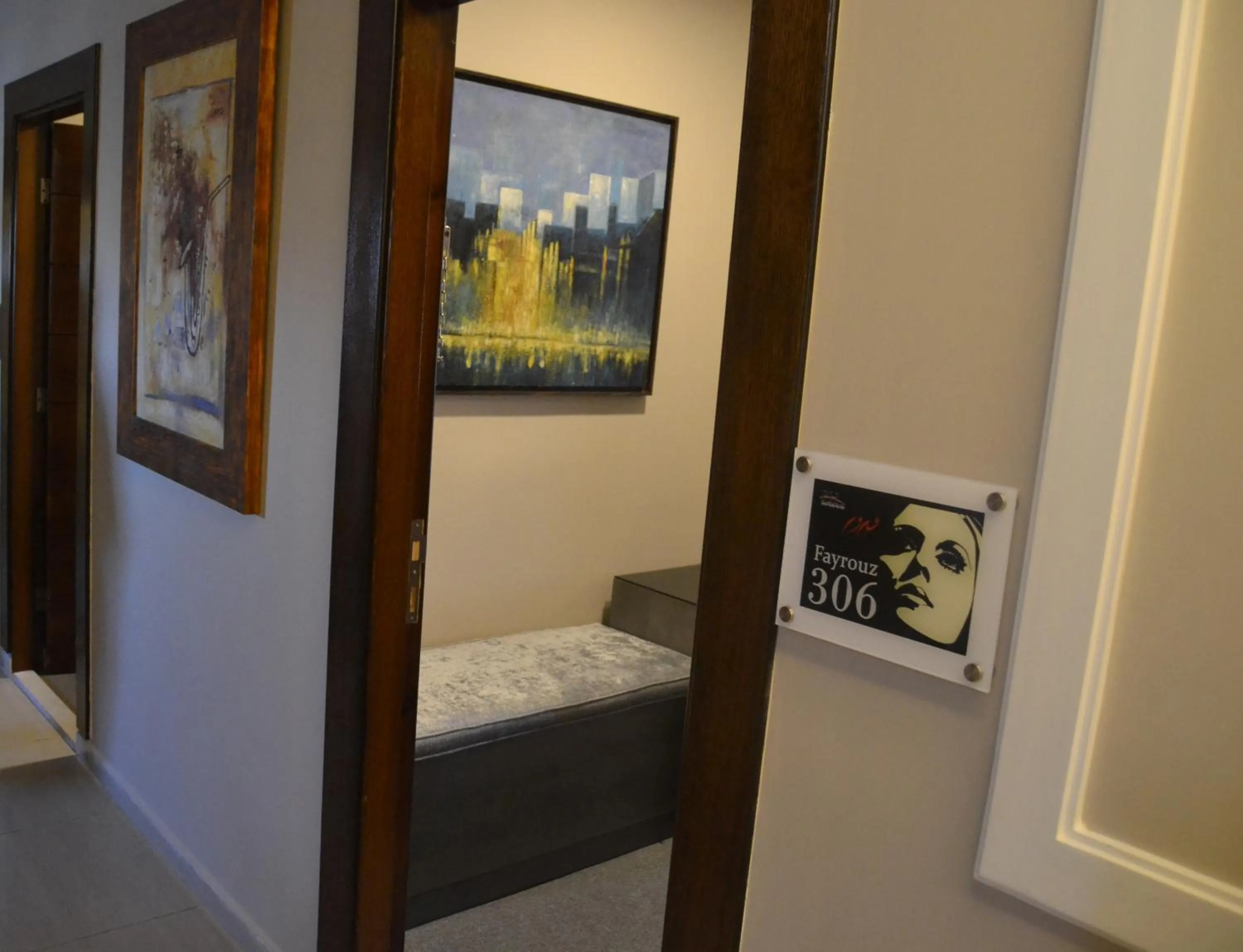 Decorative detail, Bed in Platinum Hotel