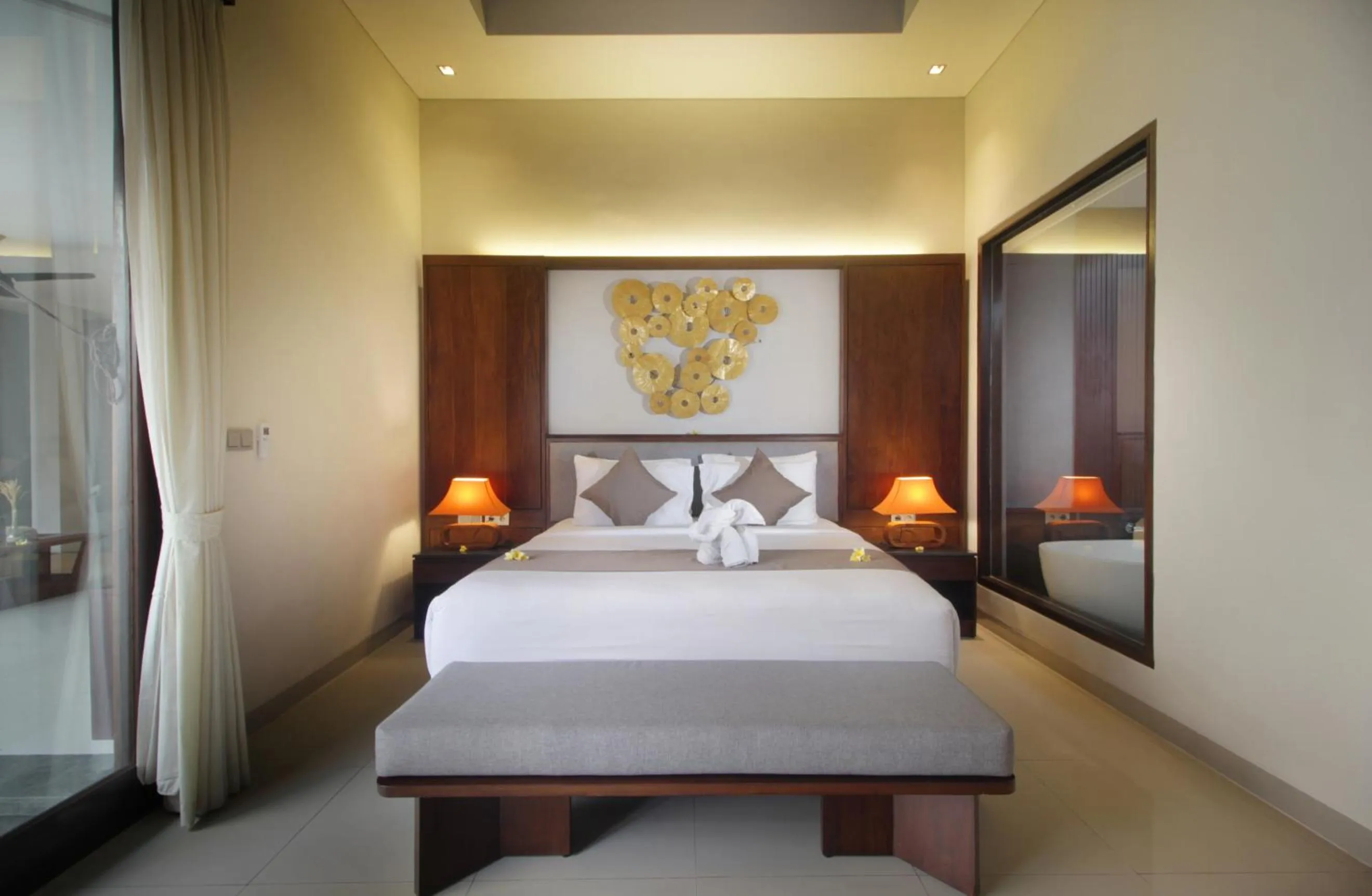 Bed in Sudha Villa Bali Baik-Baik