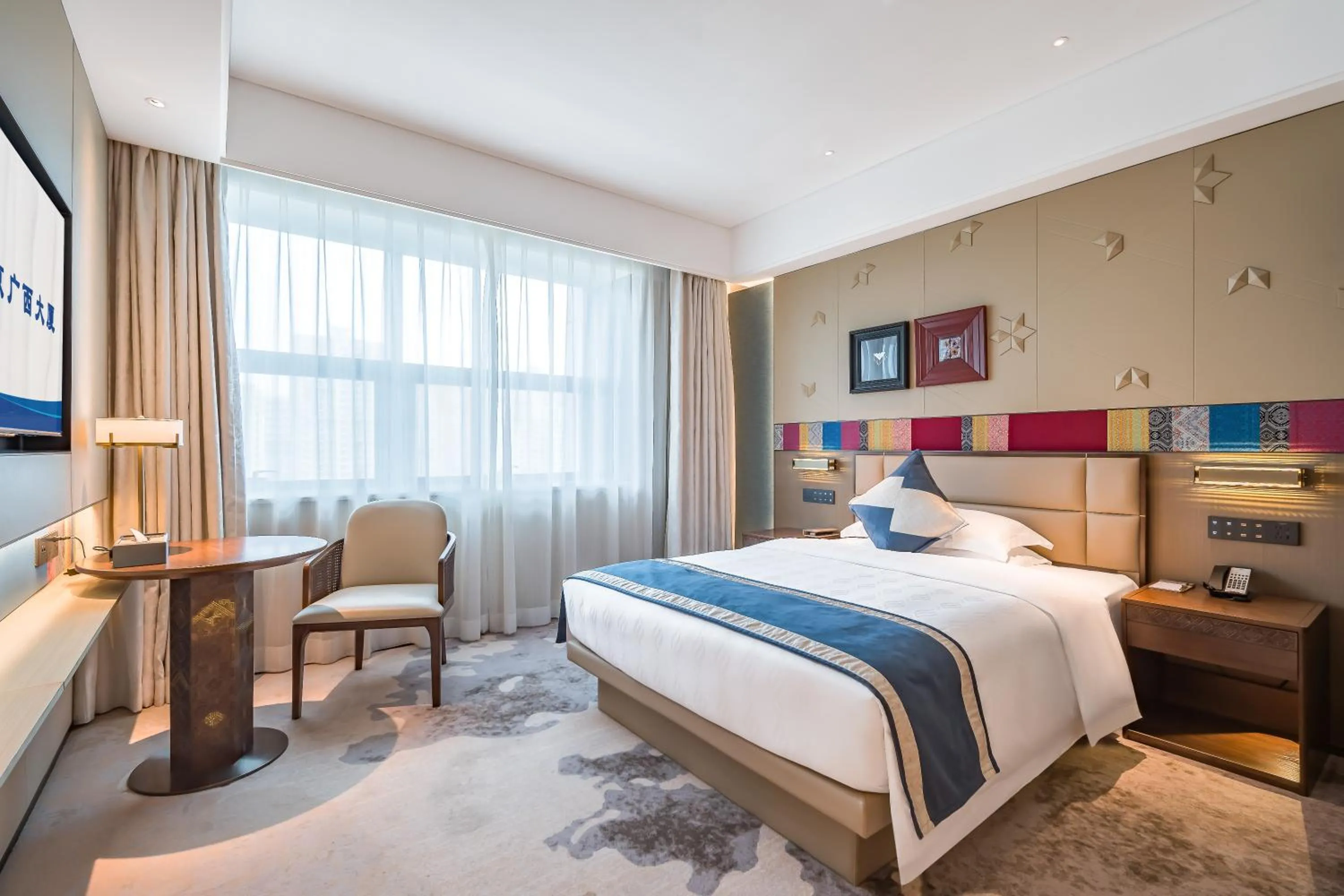 Bed in Beijing Guangxi Hotel