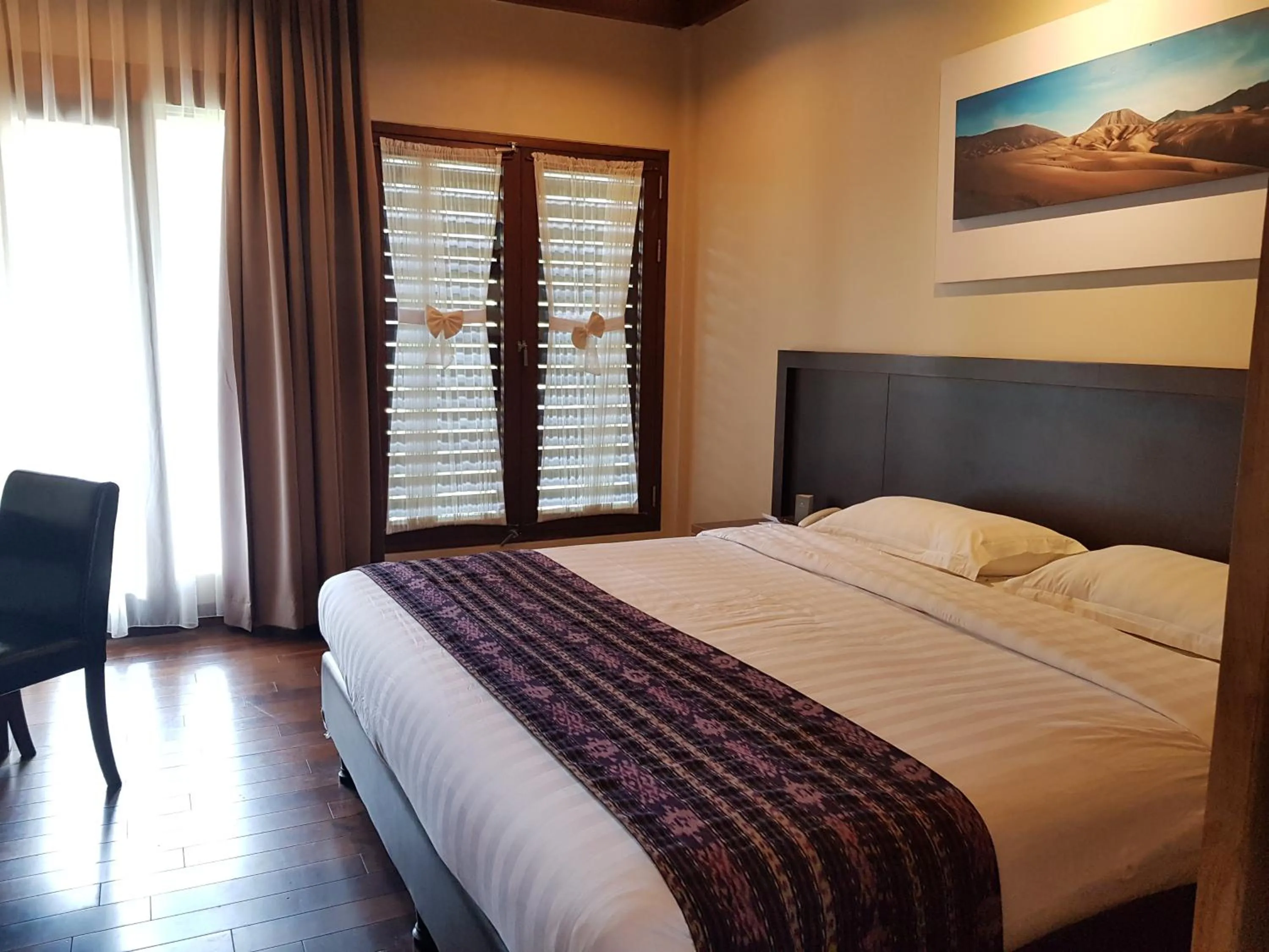 Bed in Jiwa Jawa Resort Bromo
