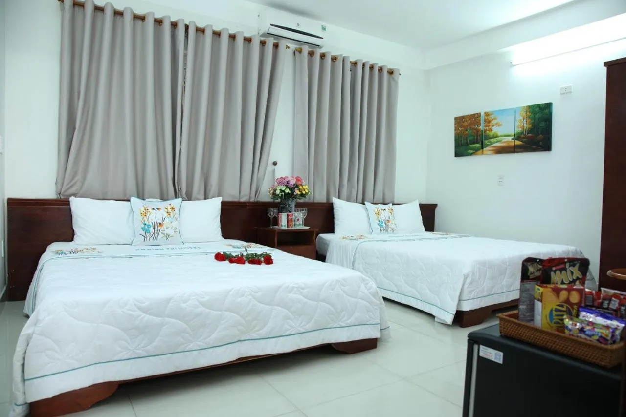 Bed in An Bình Tài Hotel