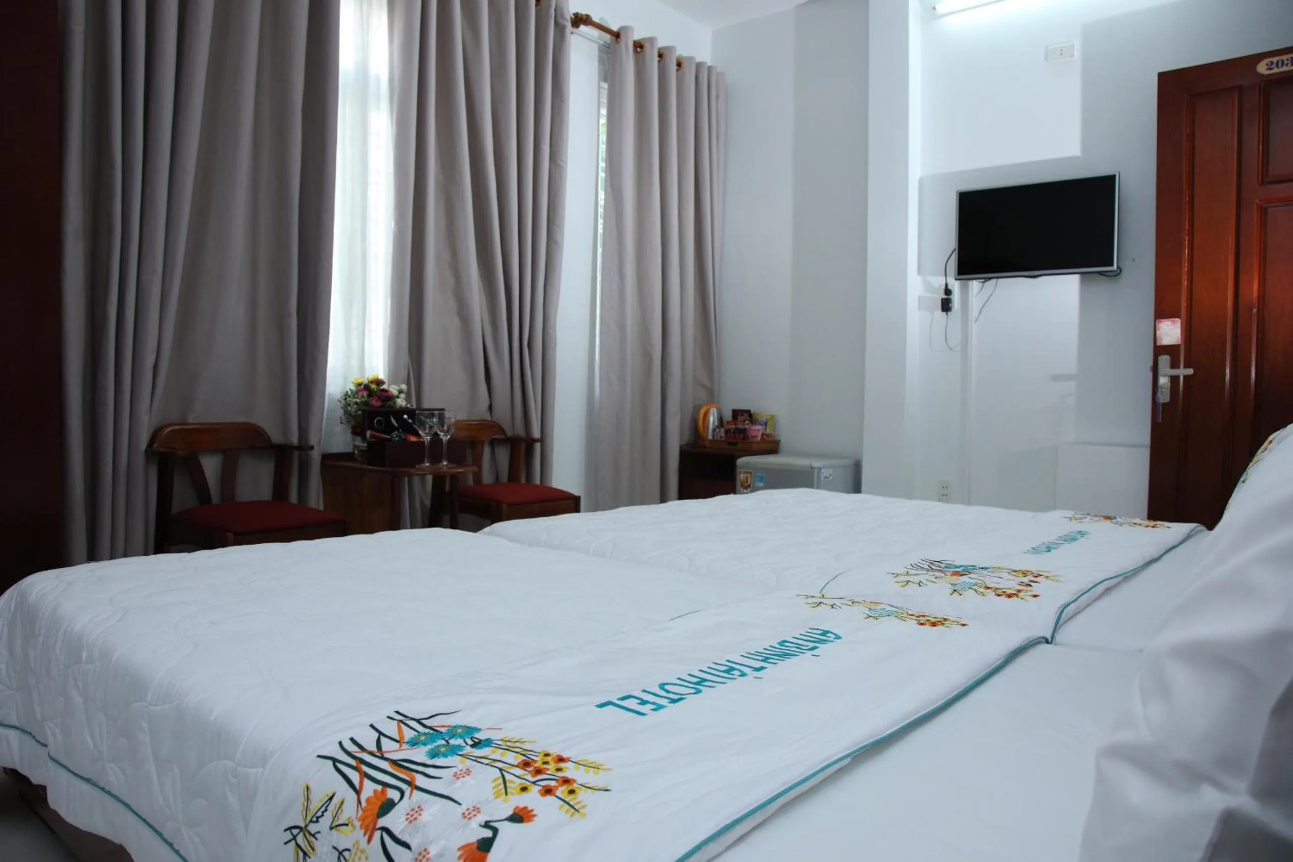 Bed in An Bình Tài Hotel