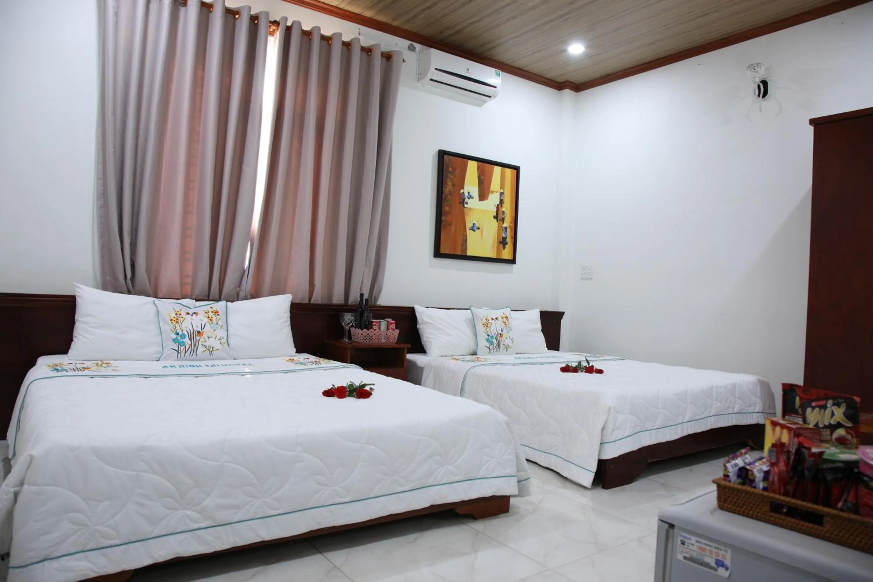 Bed in An Bình Tài Hotel