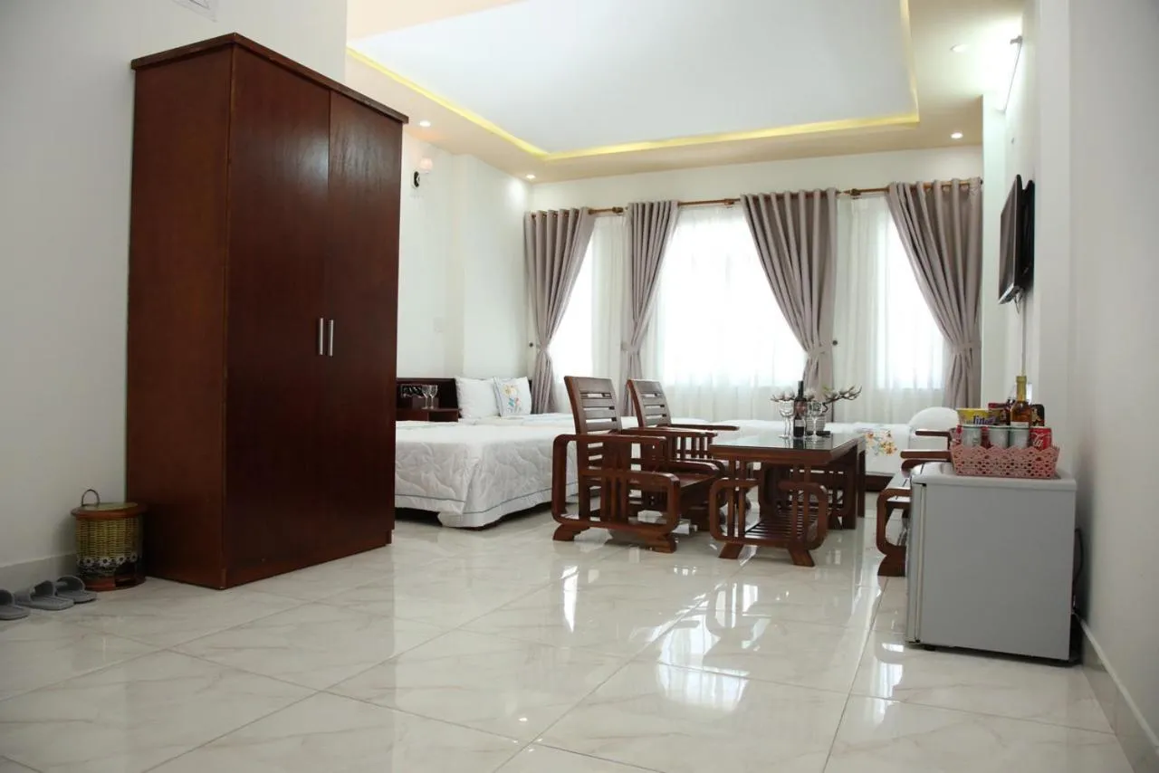 Bed in An Bình Tài Hotel