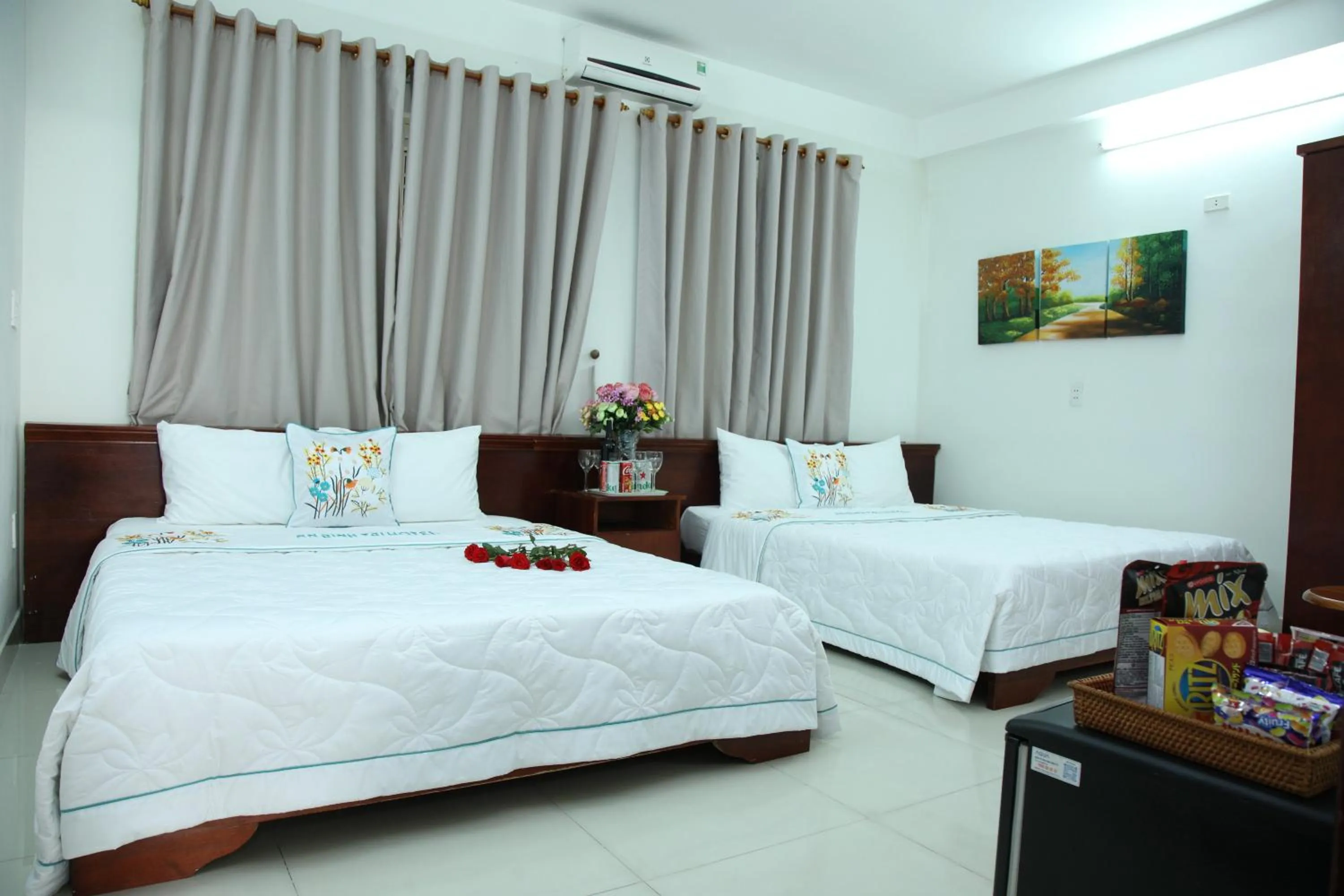 Bed in An Bình Tài Hotel