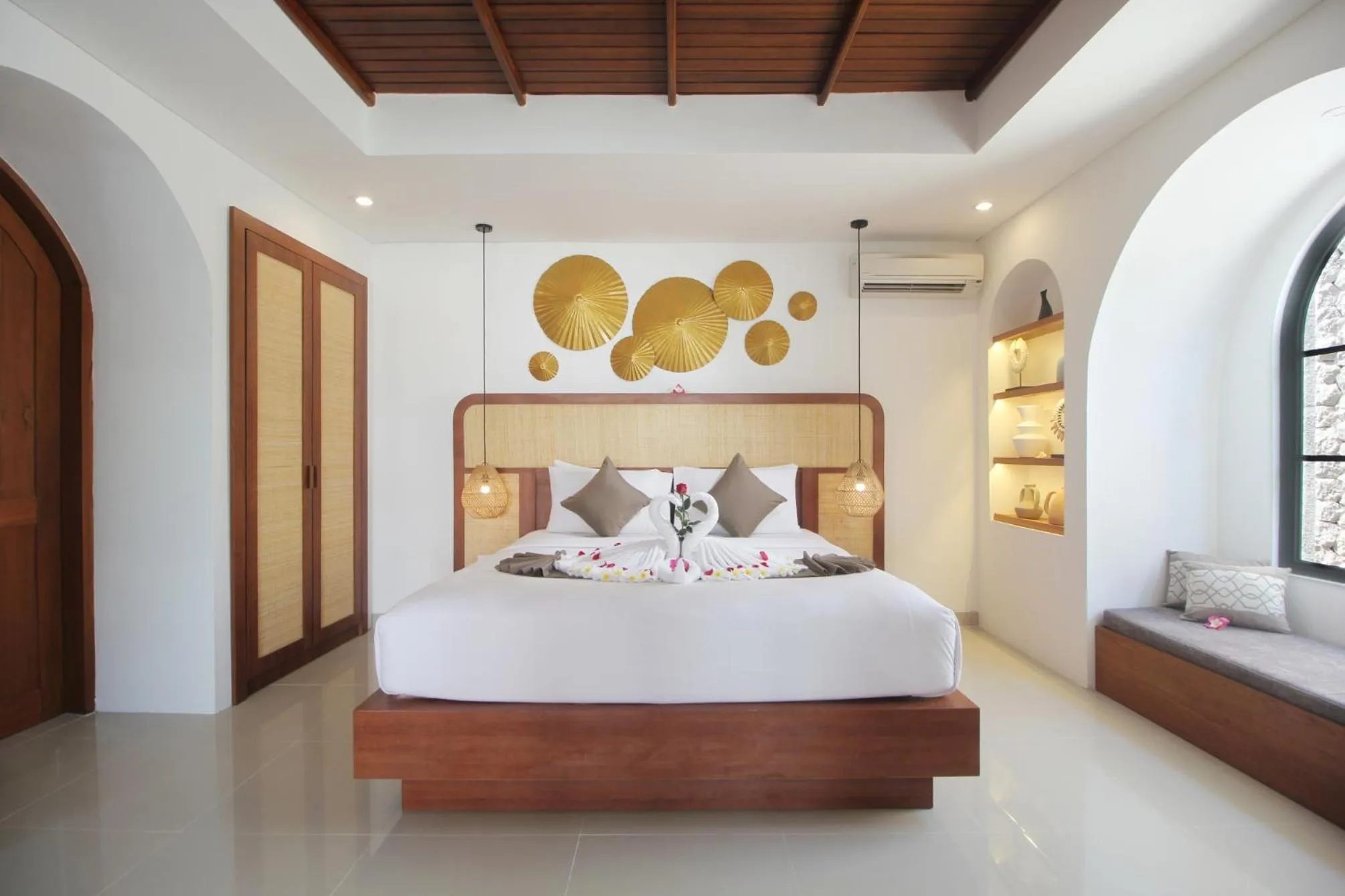 Bed in Sudha Villa Bali Anyelir