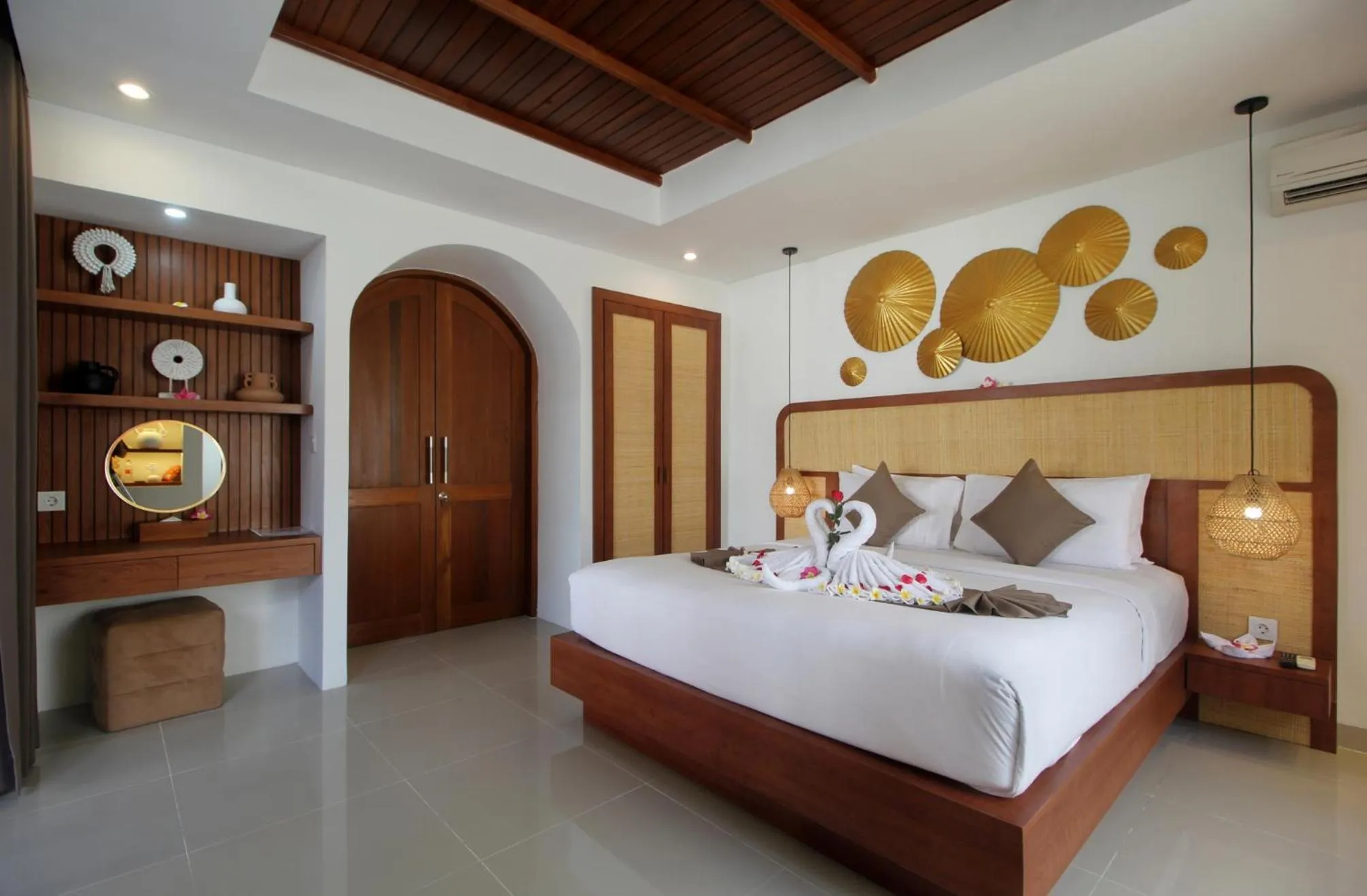 Bedroom, Bed in Sudha Villa Bali Anyelir