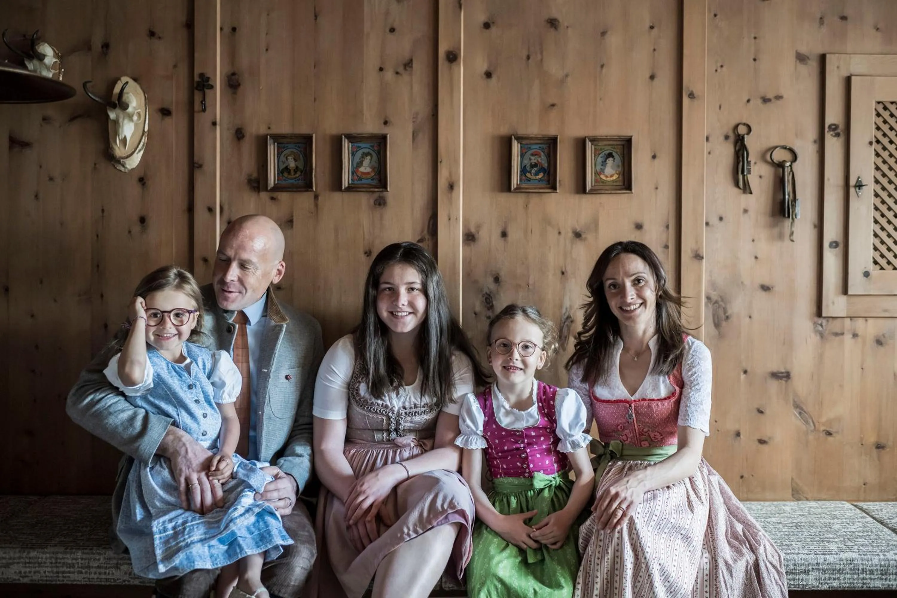 Family in Post Alpina - Family Mountain Chalets