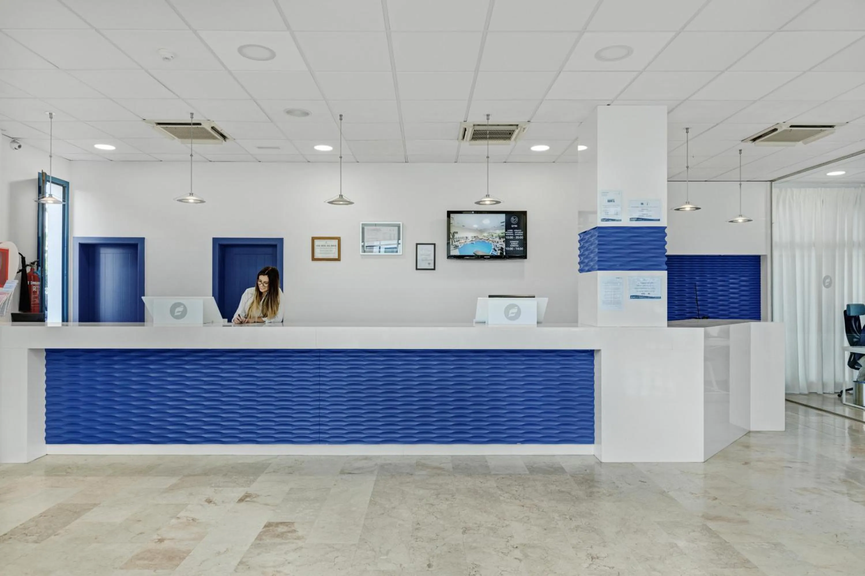 Lobby or reception in THB Tropical Island