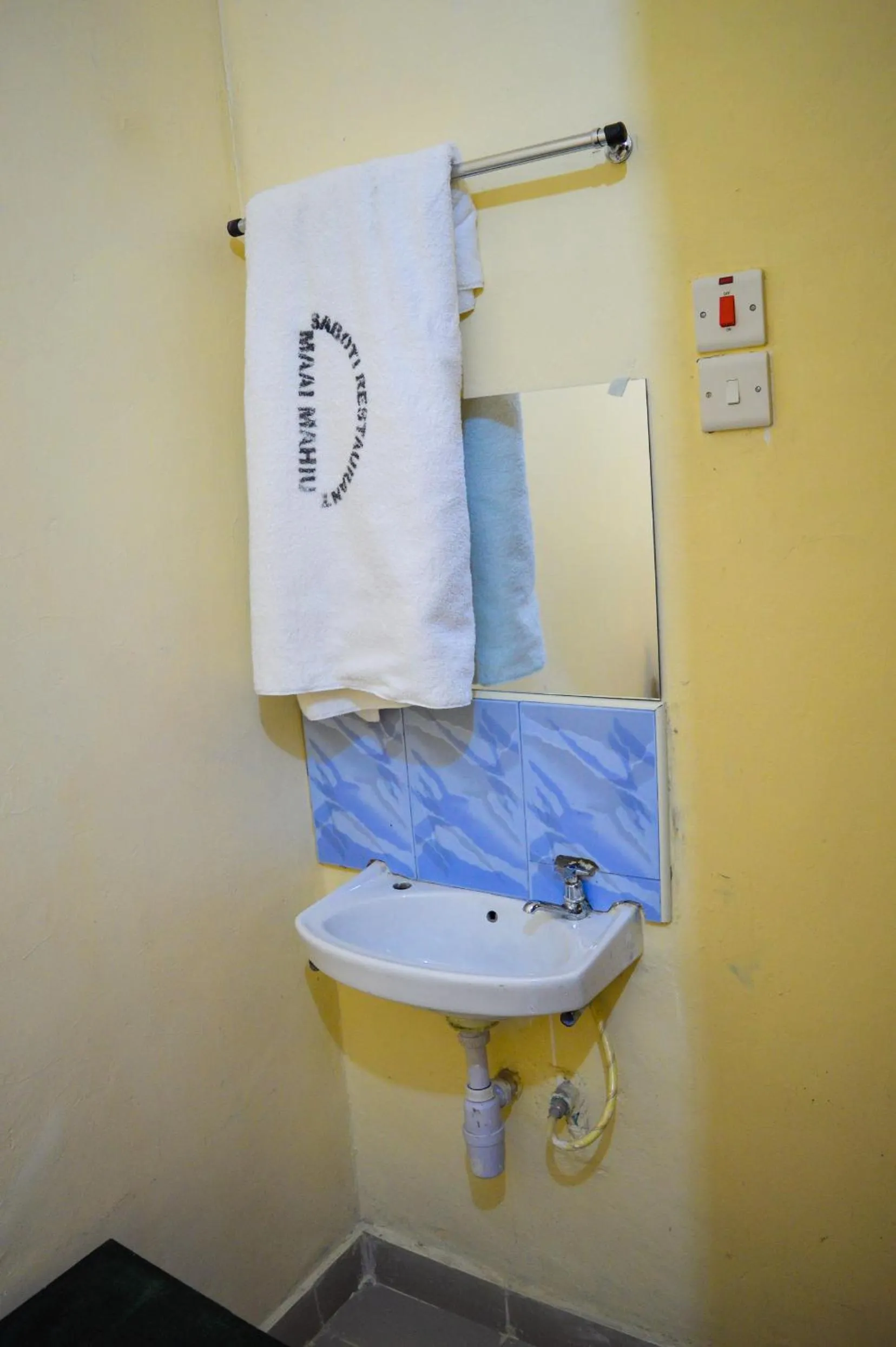 Toilet in Saboti Hotel