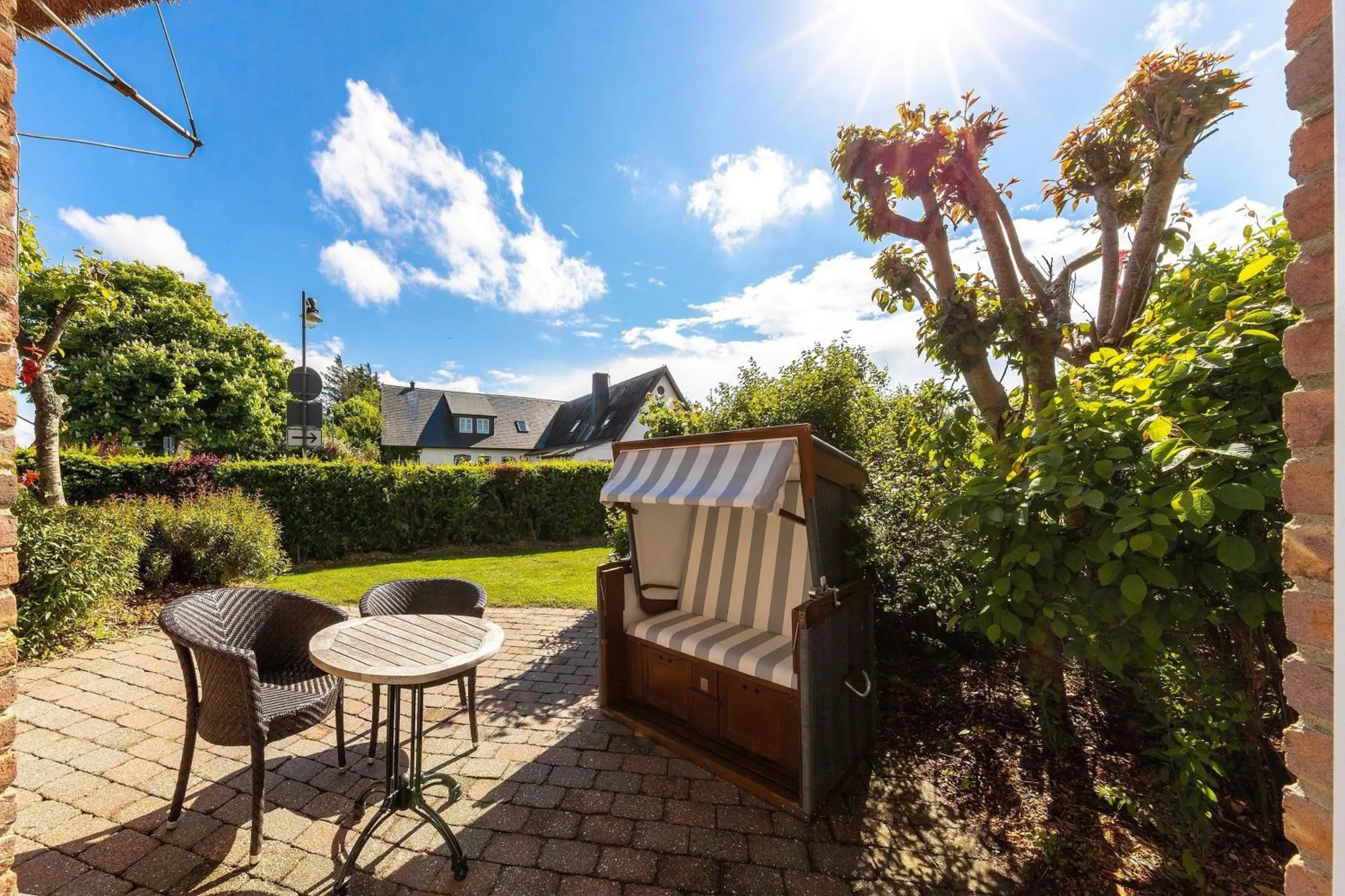 Balcony/Terrace in Hotel Parkresidenz Christian VIII